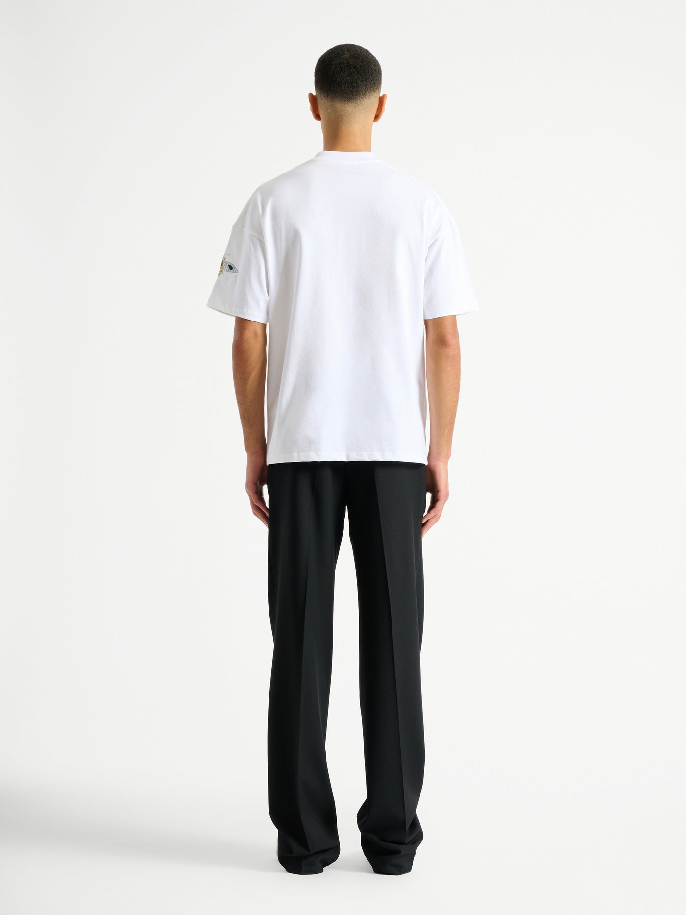 Embroidered Balmain Insect T-shirt