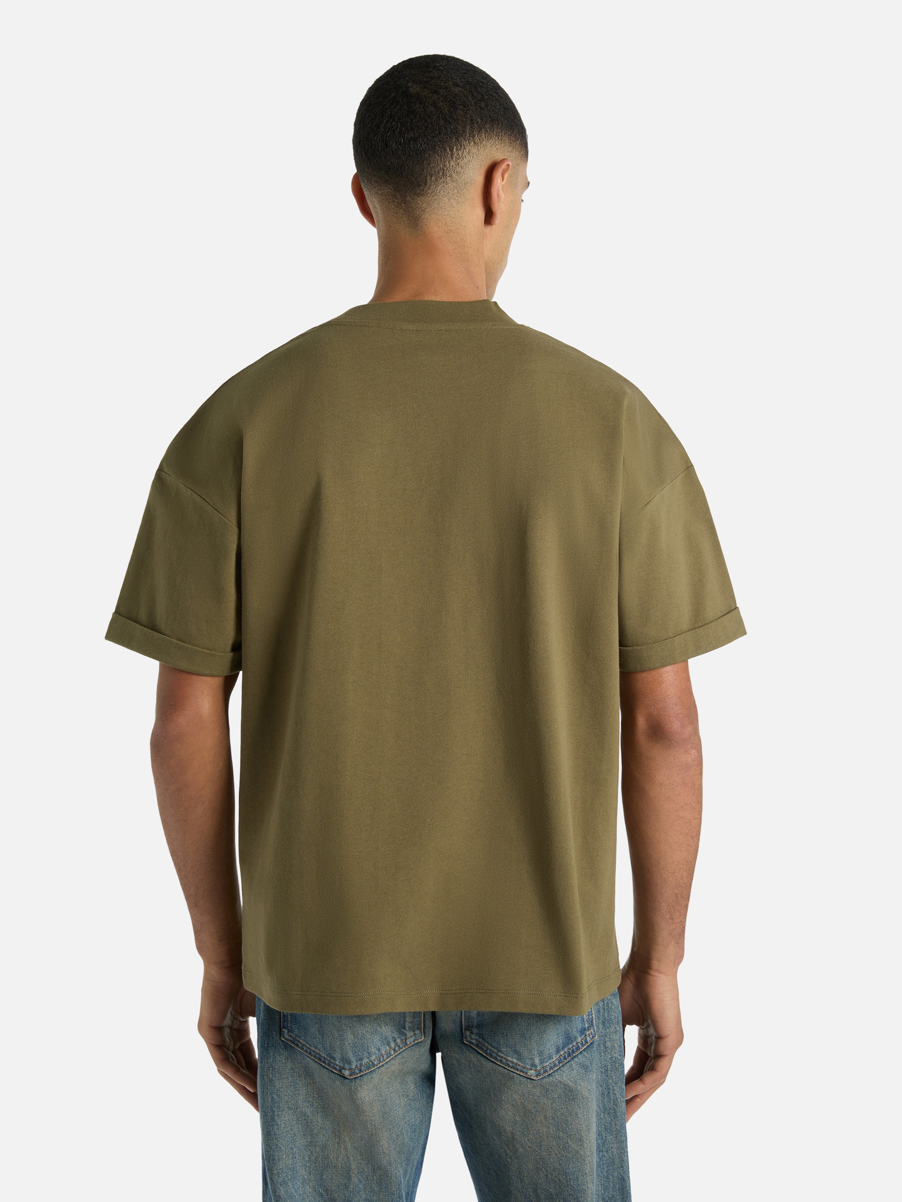 Balmain Bloom プリントTシャツ カーキ - メンズ | BALMAIN