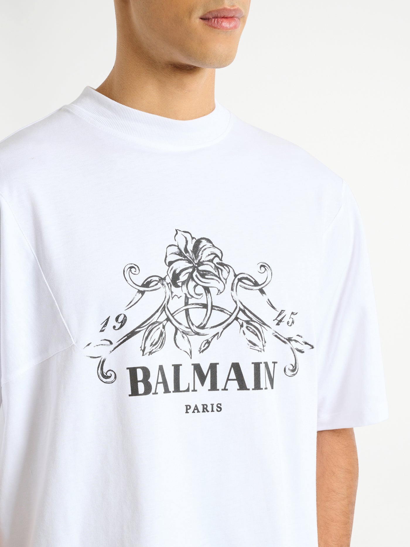 Printed Balmain Vine T-shirt