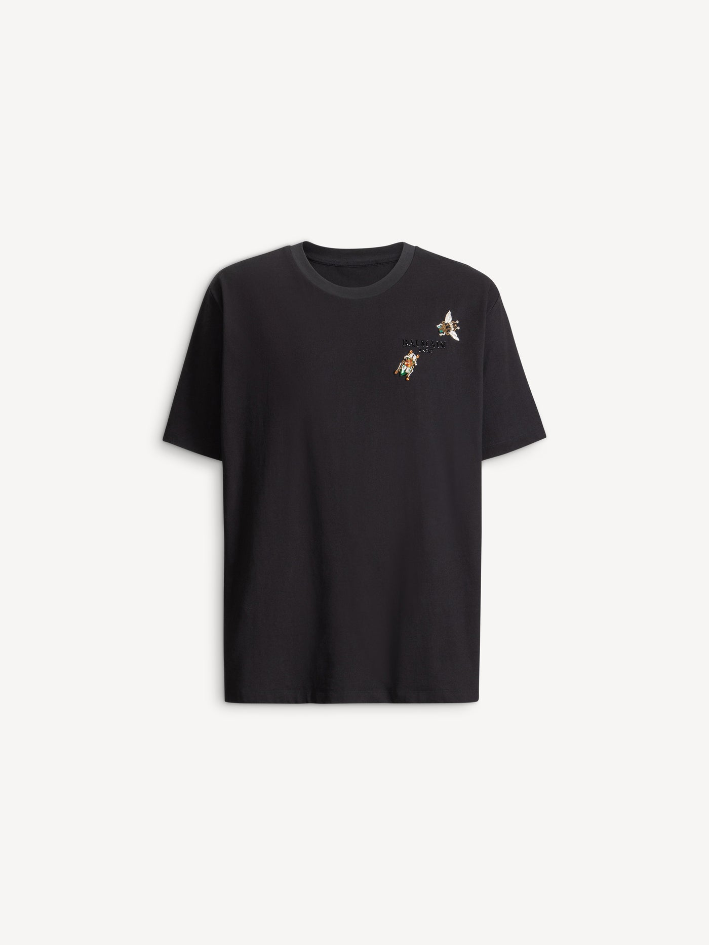 Embroidered Balmain Insect T-shirt