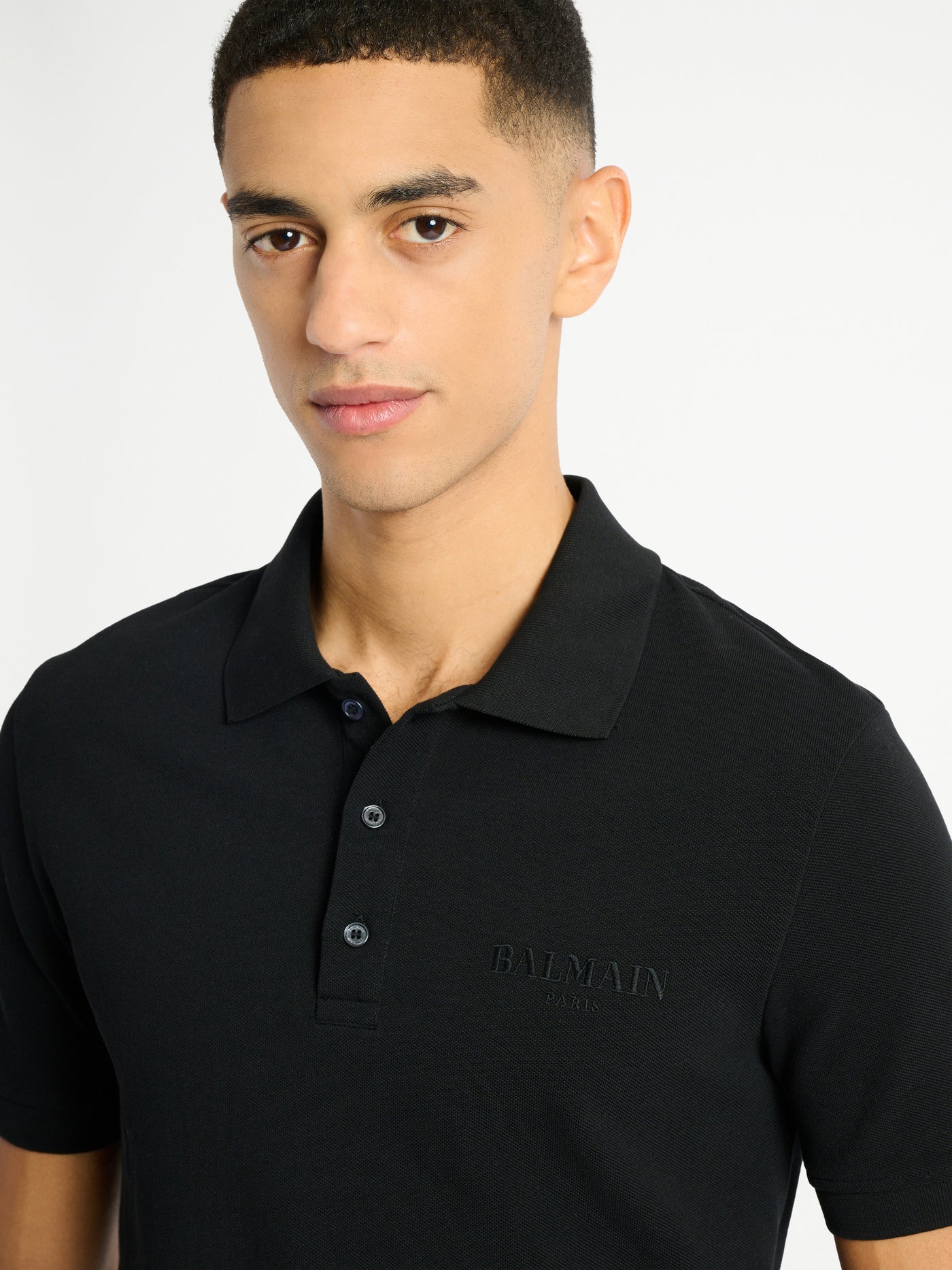 Embroidered Balmain Vintage polo