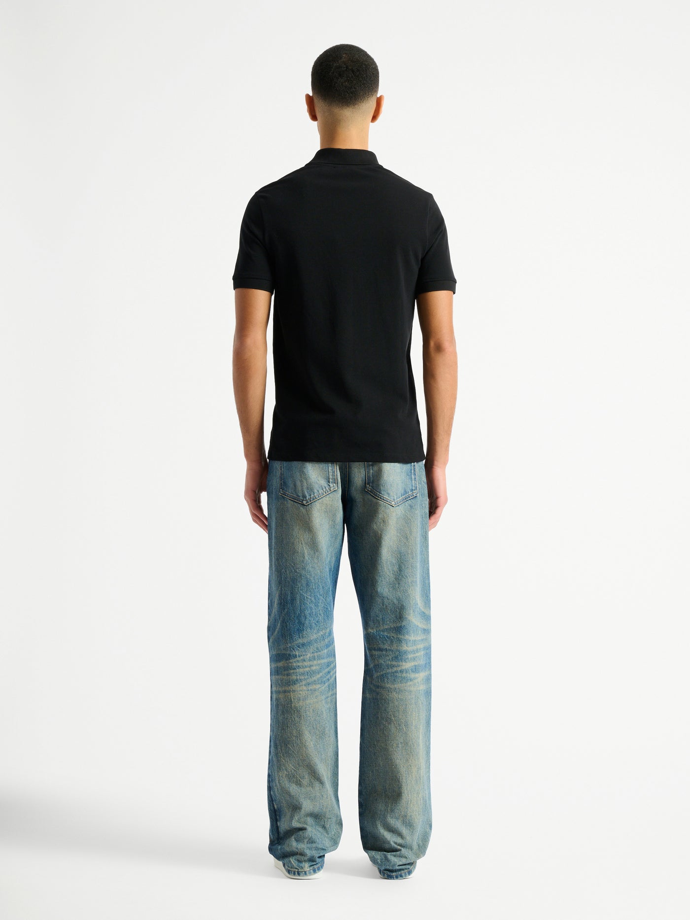Embroidered Balmain Vintage polo