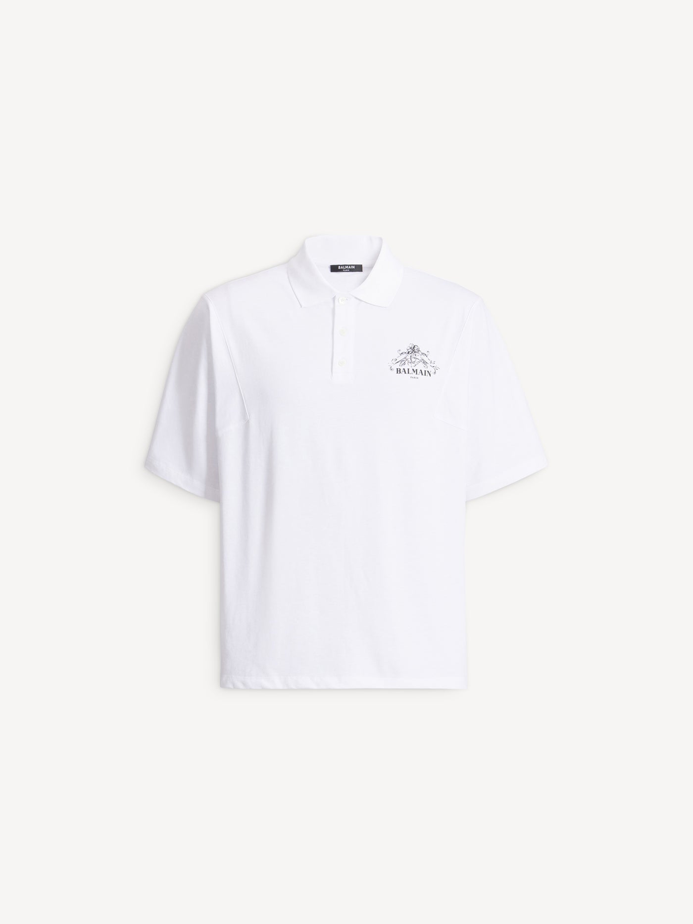 Printed Balmain Vine polo