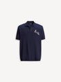 Embroidered Balmain Insect polo