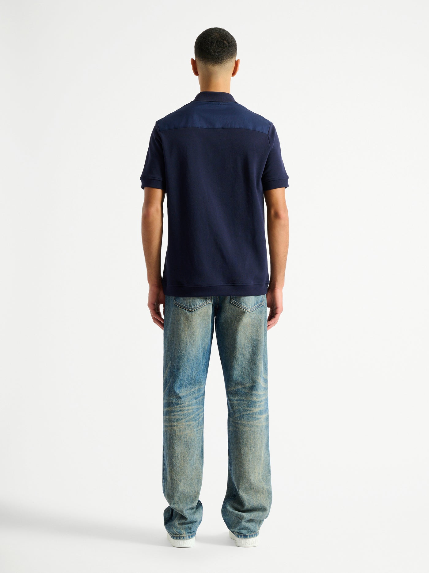 Embroidered Balmain Insect polo