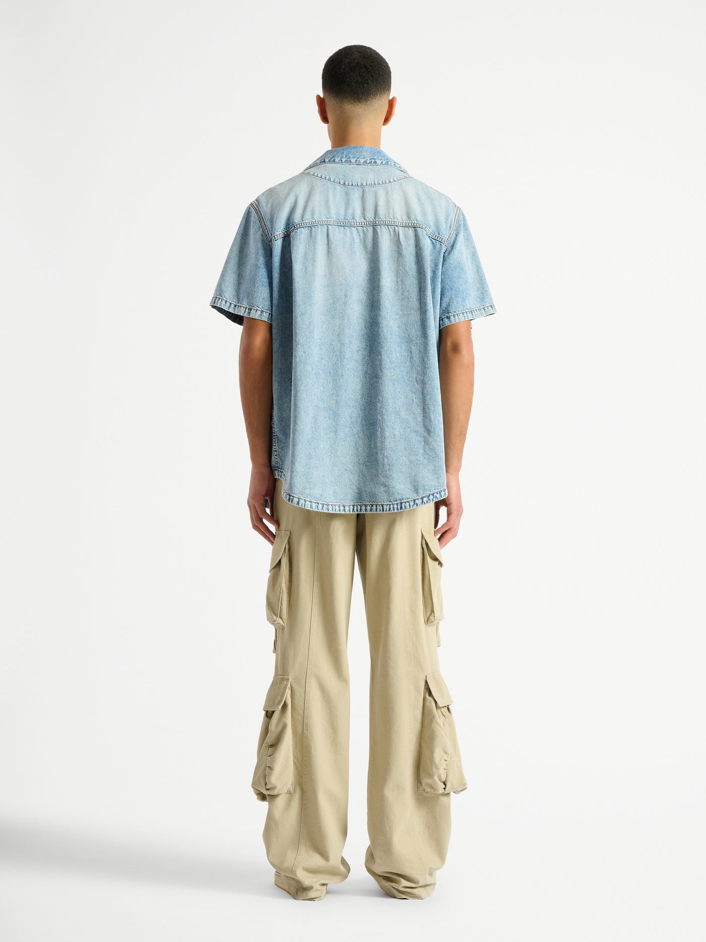 Light blue denim shirt