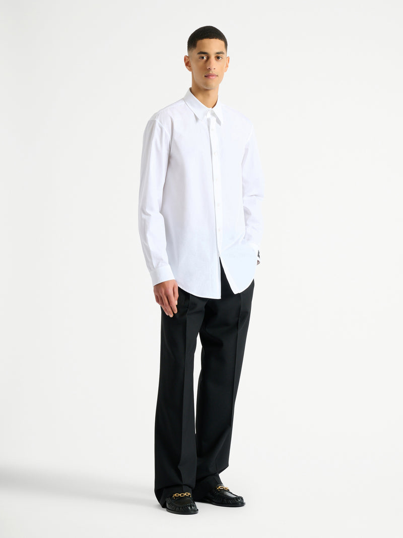 Chemise Balmain Paris en popeline de coton