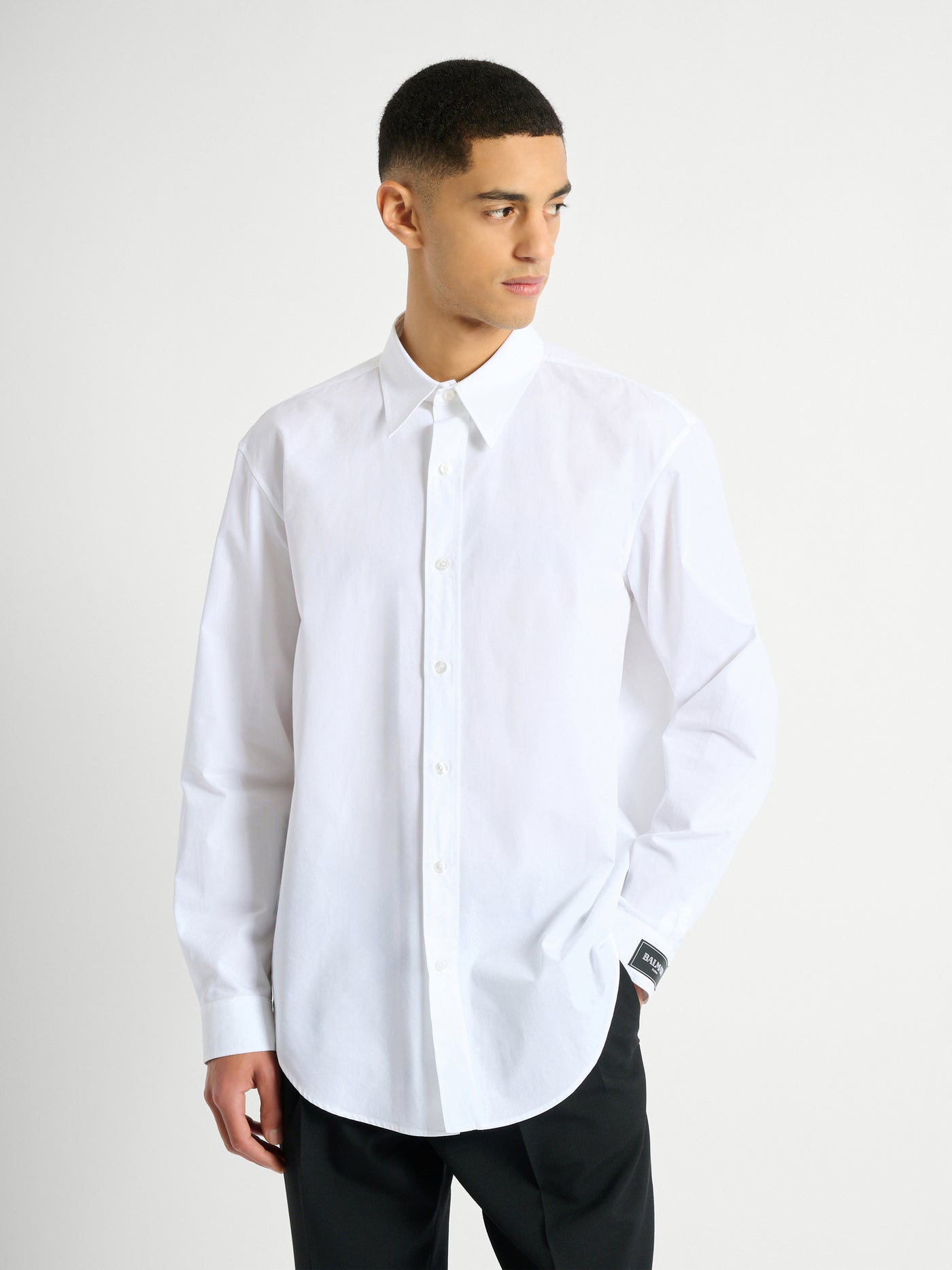 Balmain Paris shirt in cotton poplin