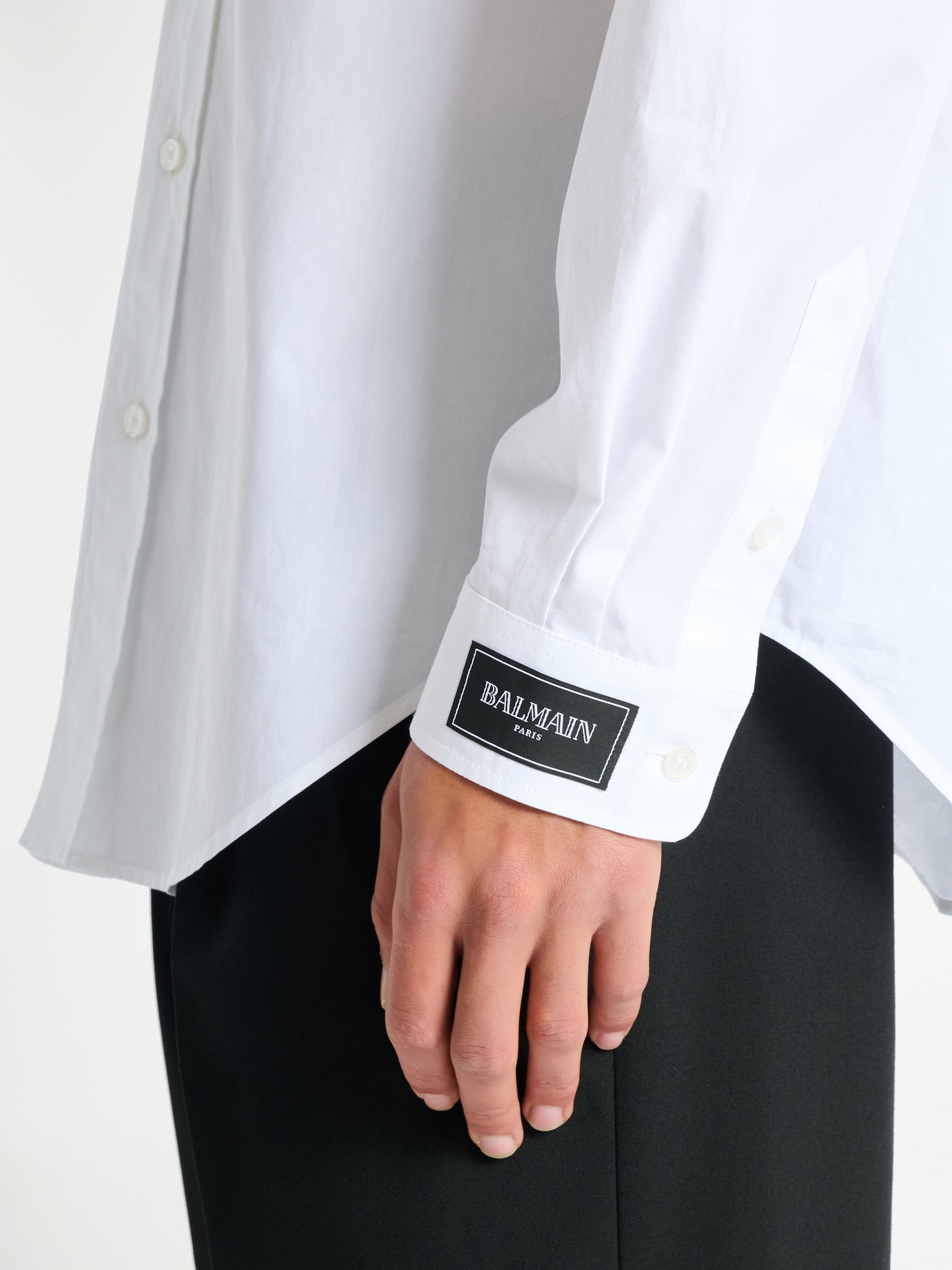 Balmain Paris shirt in cotton poplin