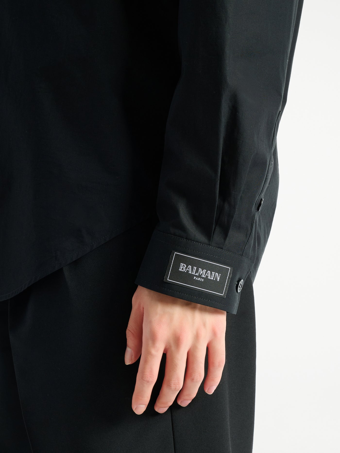 Balmain Paris shirt in cotton poplin