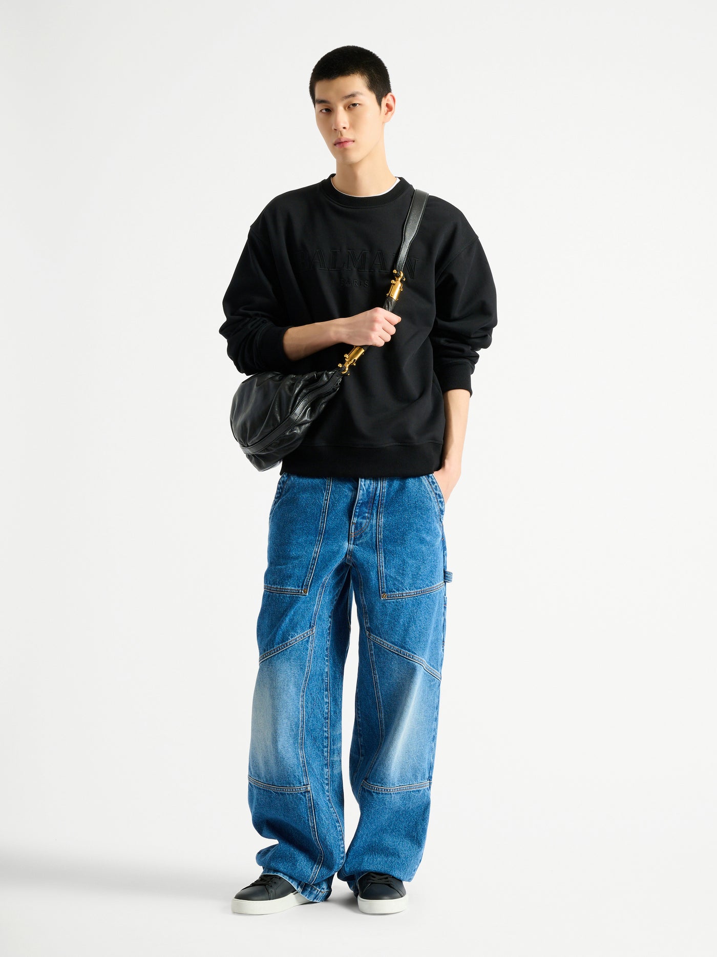 Embroidered Balmain Vintage sweatshirt