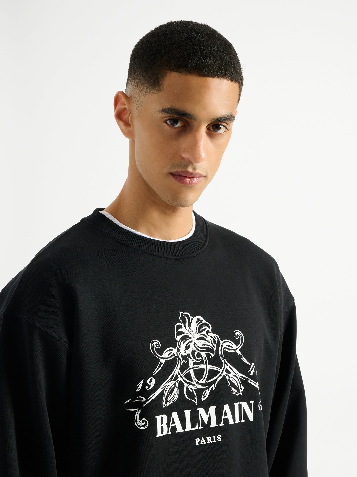 Printed Balmain Vine sweatshirt
