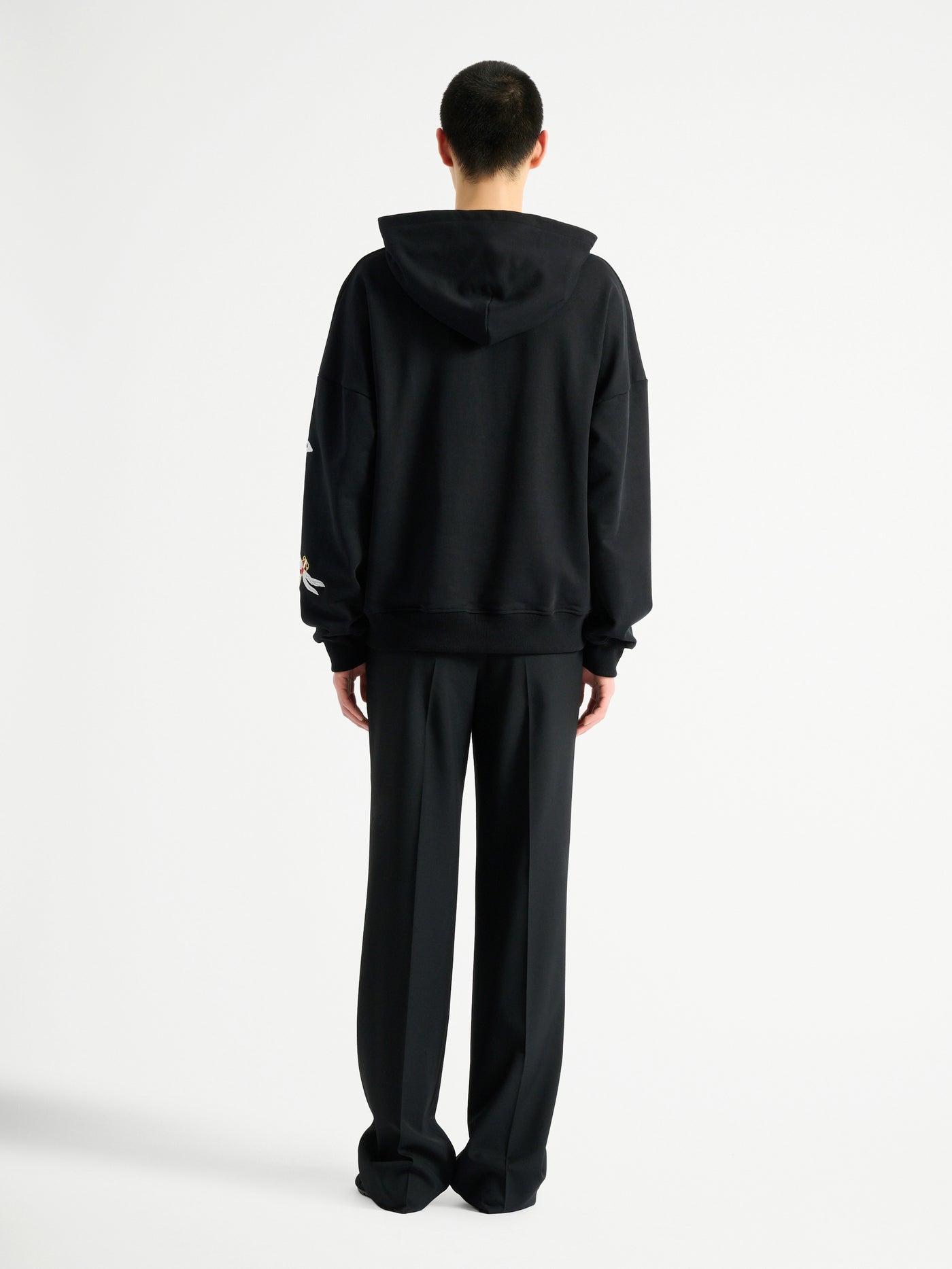 Embroidered Balmain Insect hoodie