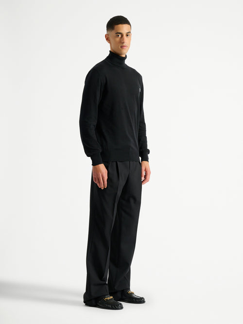 PB turtleneck jumper in cotton and silk
