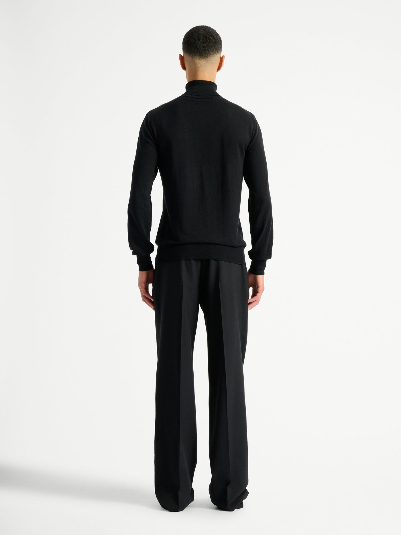 PB turtleneck jumper in cotton and silk