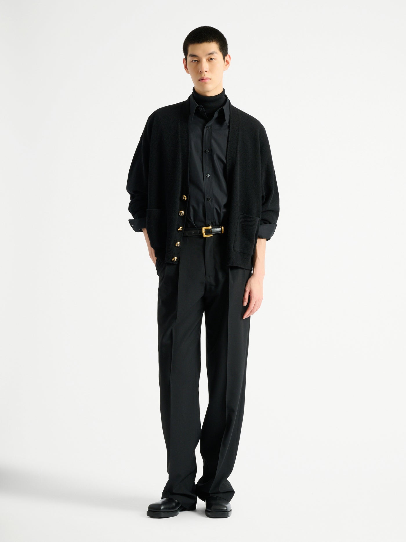 Eco-cashmere cardigan