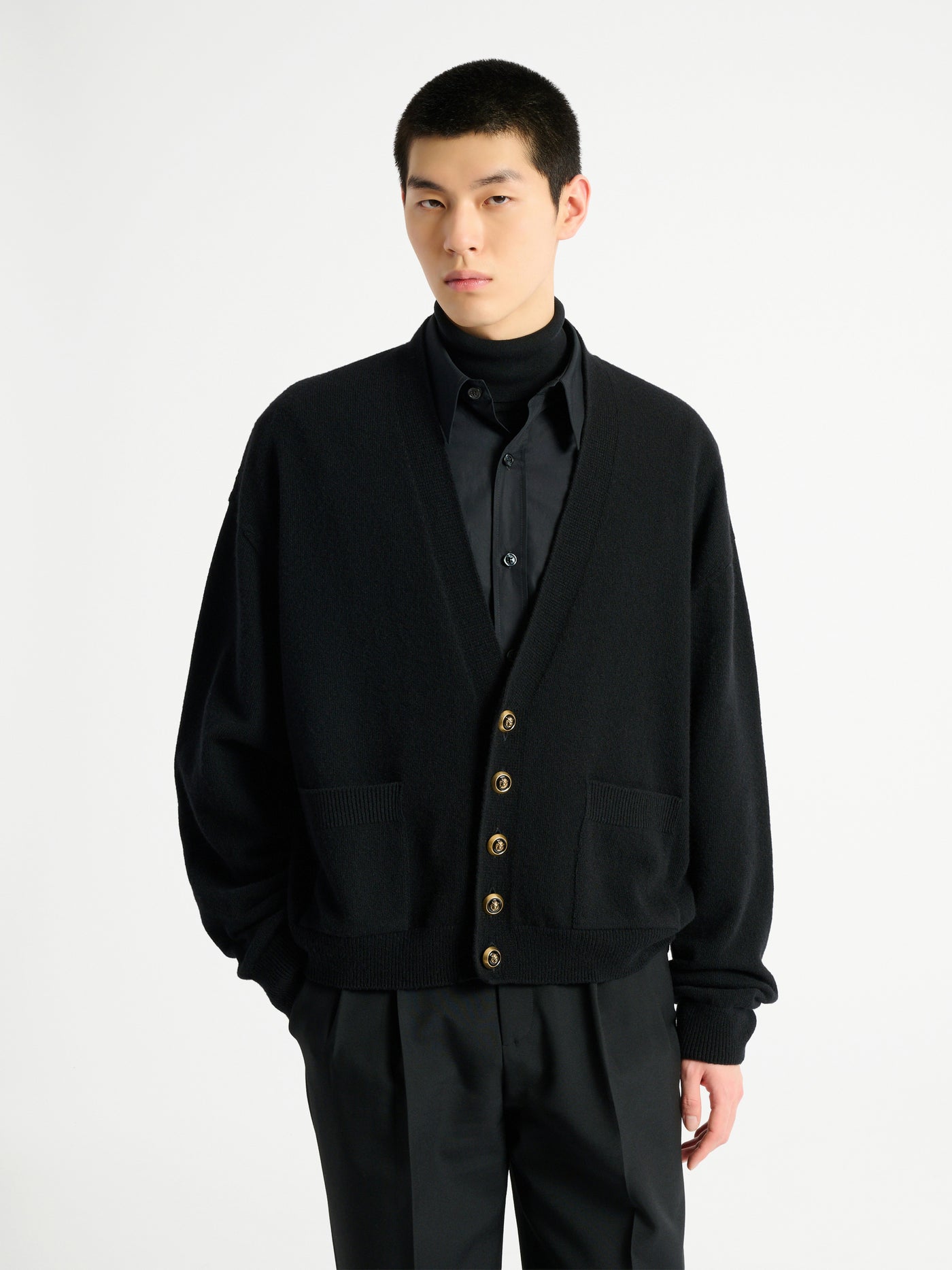 Eco-cashmere cardigan