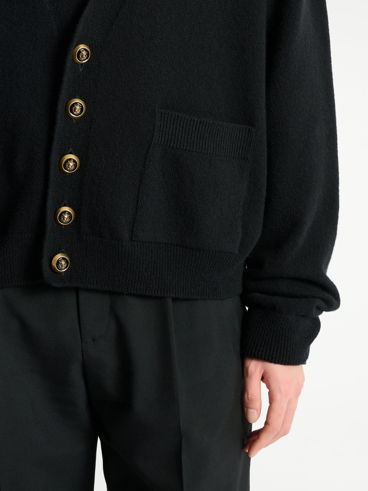 Eco-cashmere cardigan