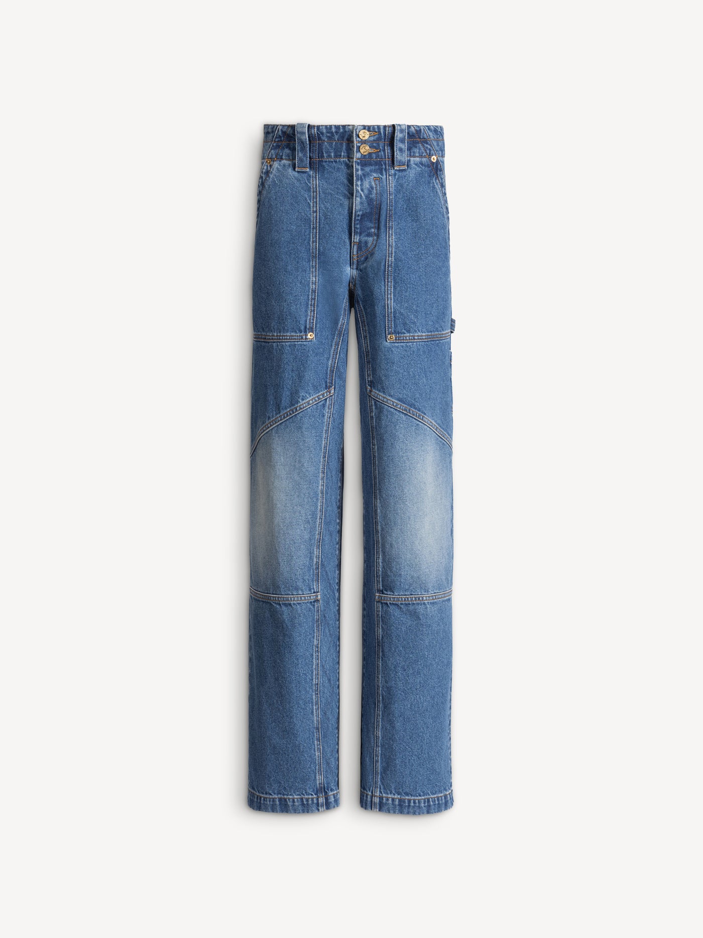 Blue denim carpenter jeans