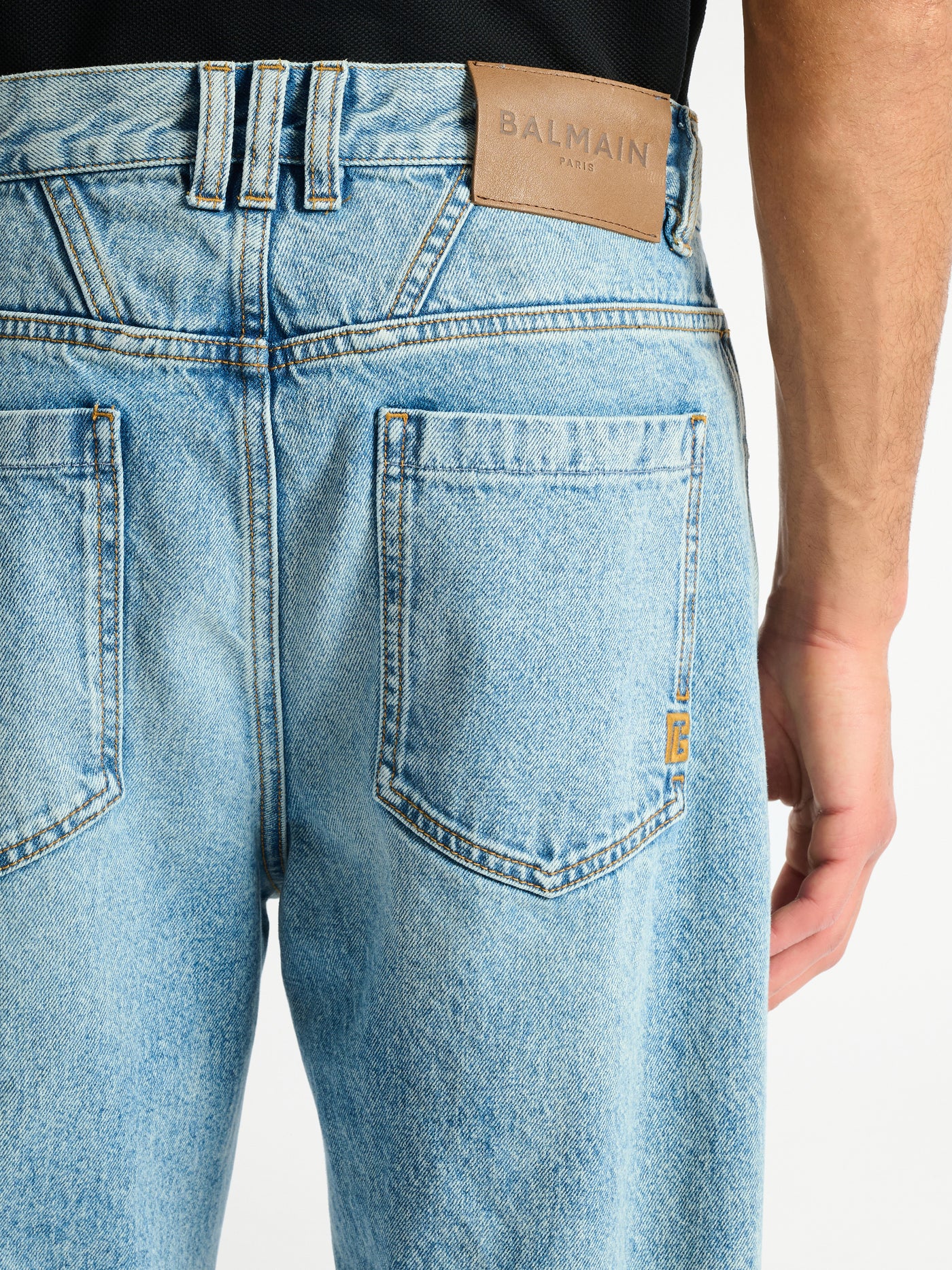 Loose-fit jeans in Light blue denim