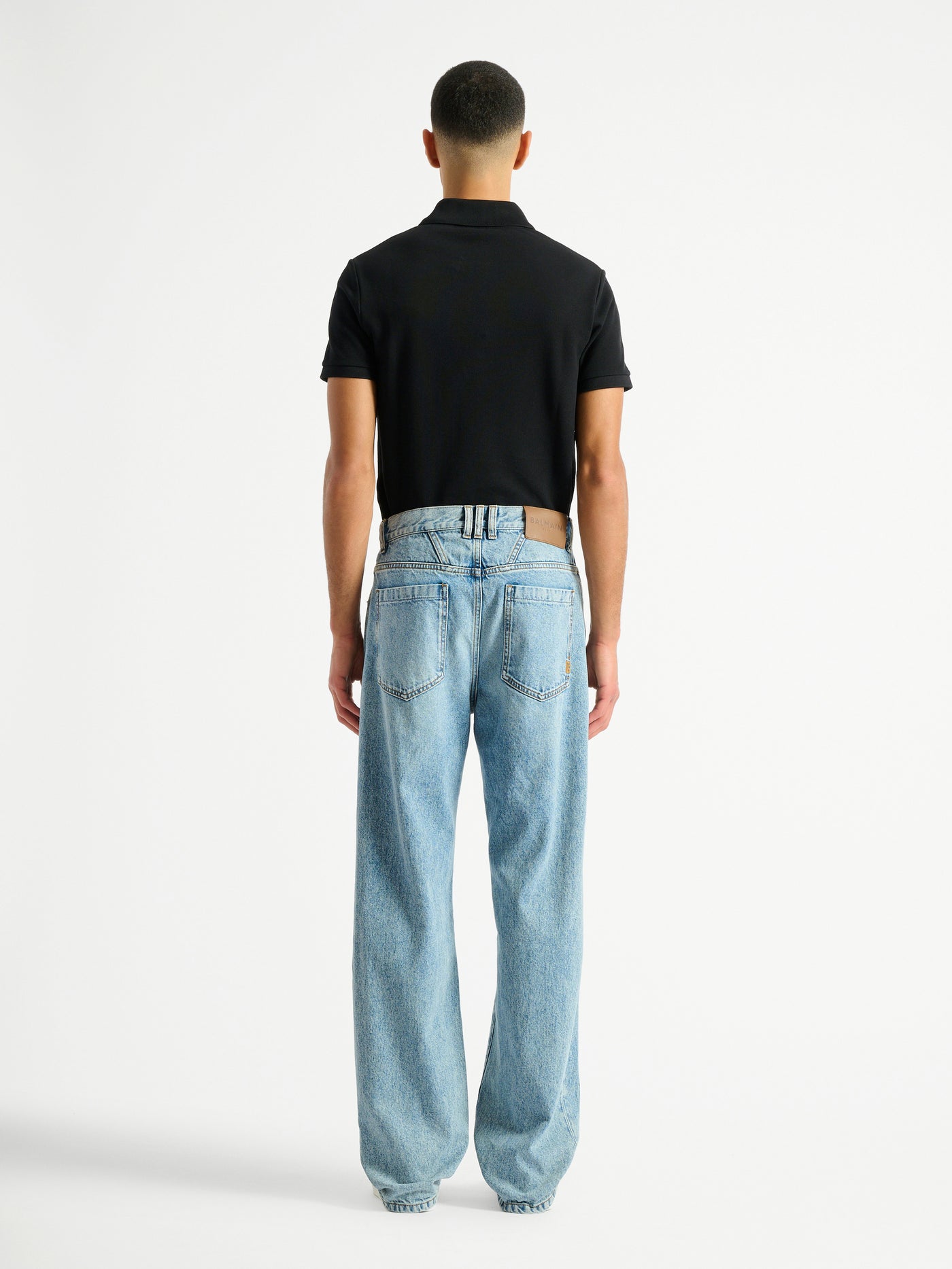 Loose-fit jeans in Light blue denim