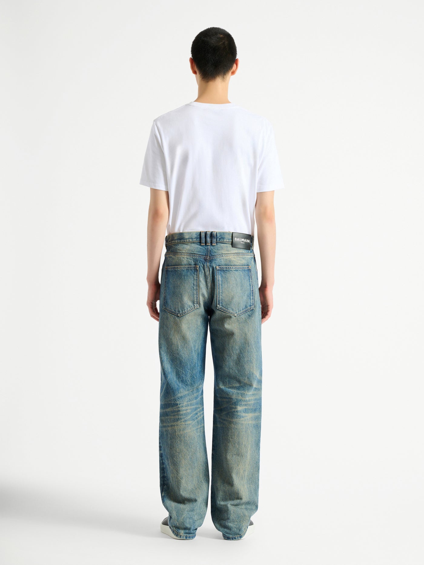 Loose-fit jeans in Vintage blue denim