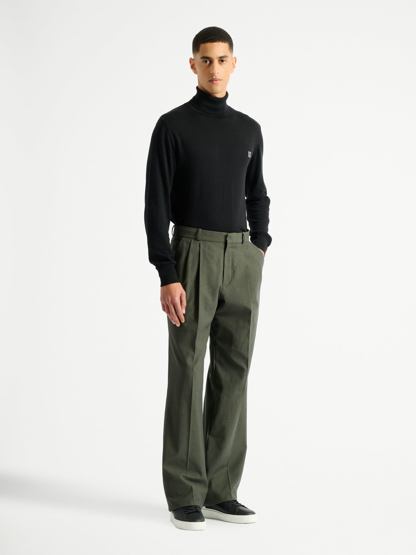 Cotton twill trousers