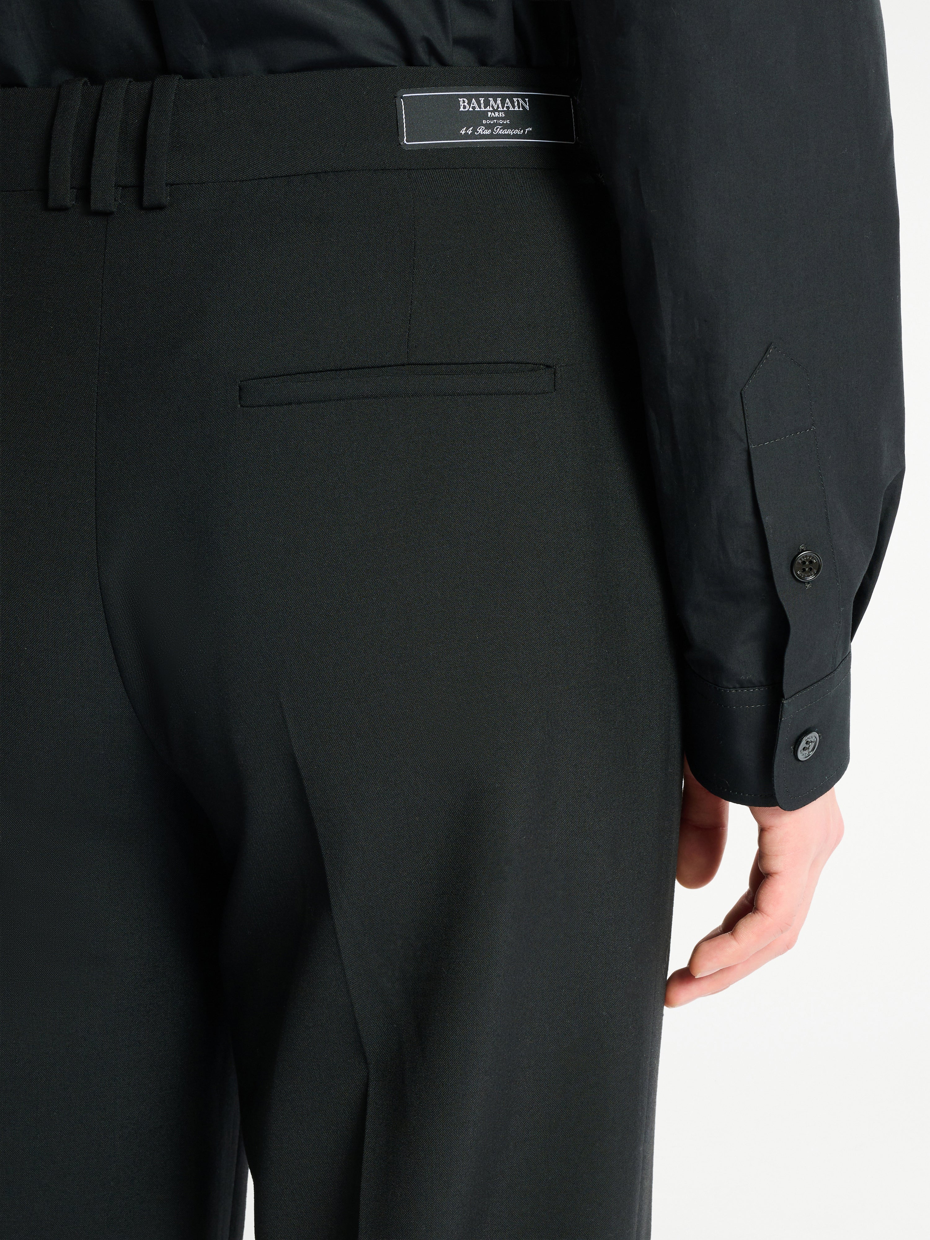 Wool trousers black - Men | BALMAIN