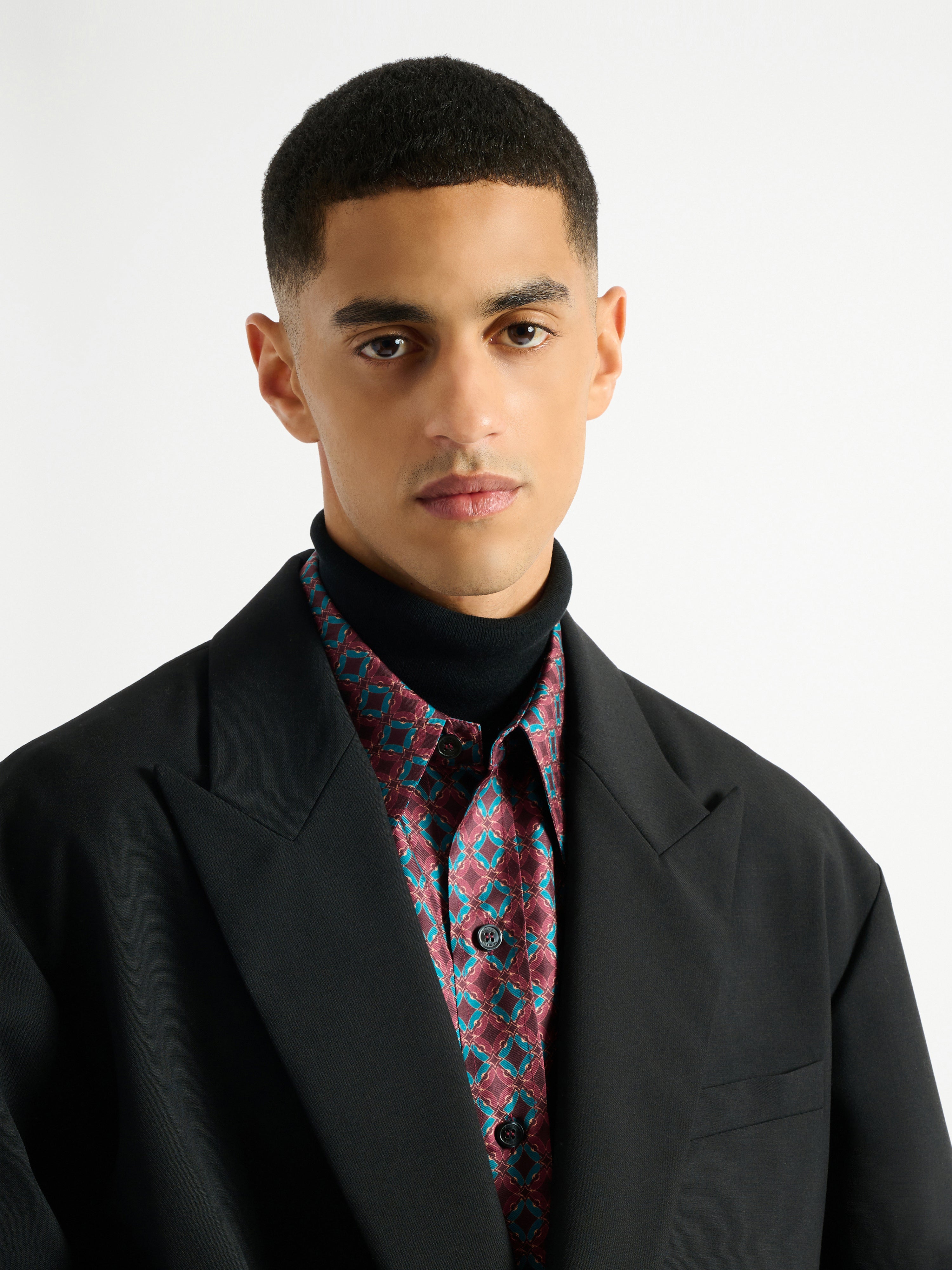 Wool 2-button jacket black - Men | BALMAIN