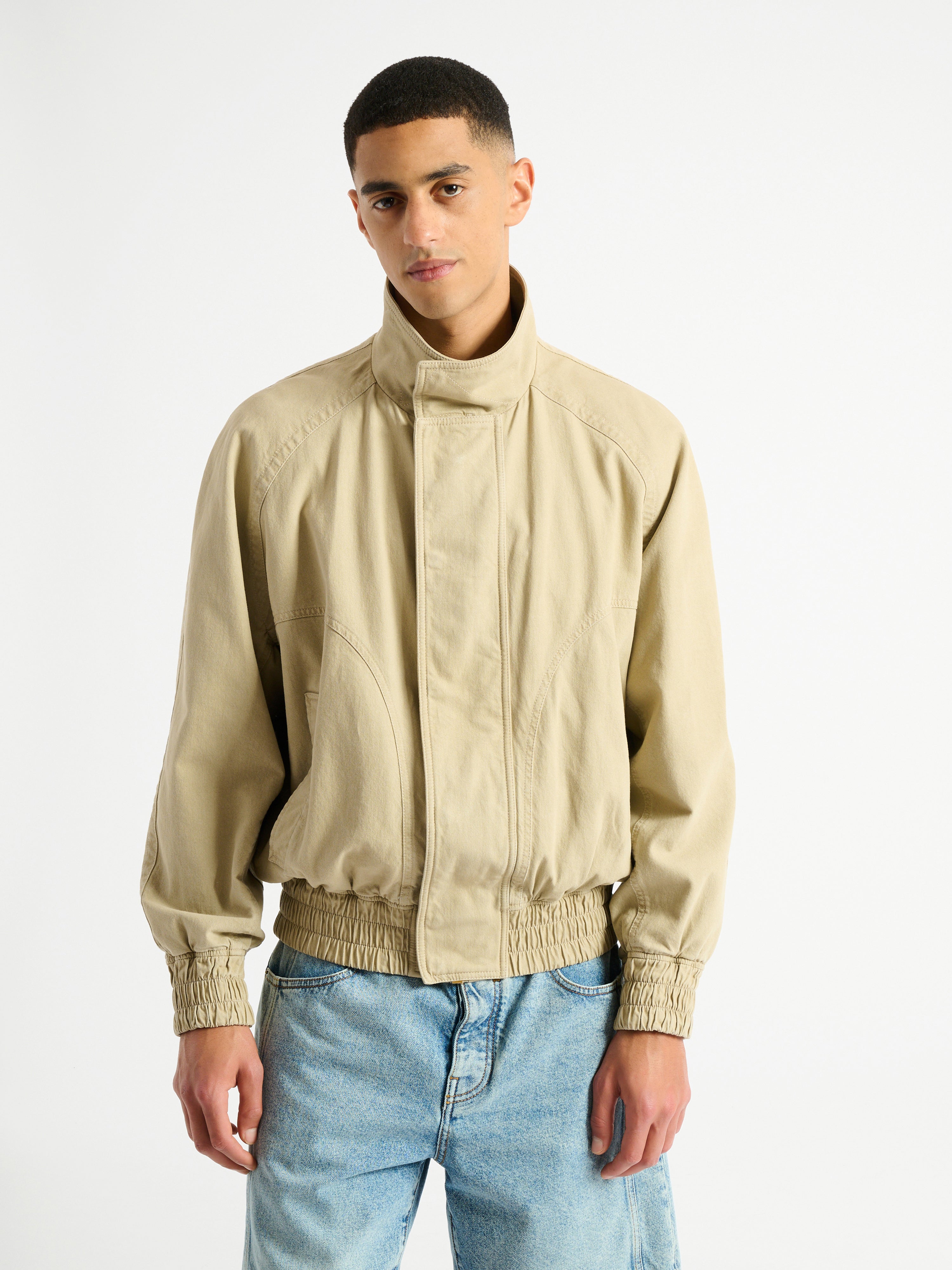 Balmain Vintage コットンボンバー ベージュ - メンズ | BALMAIN