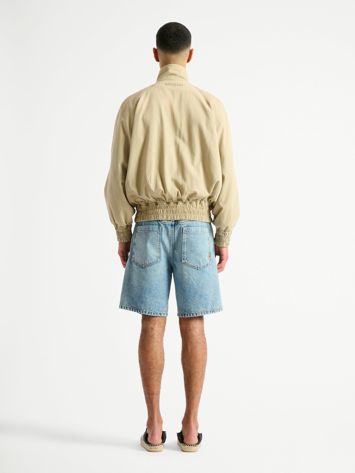 Cotton Balmain Vintage bomber jacket