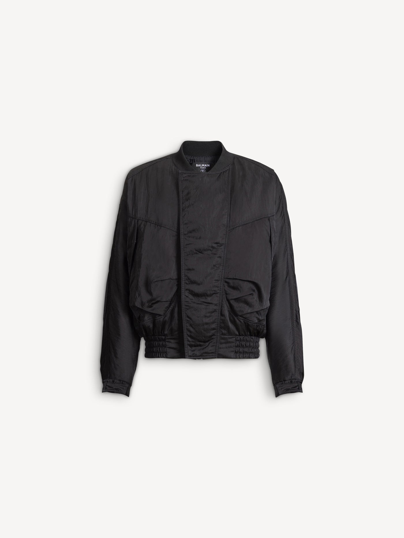 텍스처드 나일론 Balmain 보머 재킷