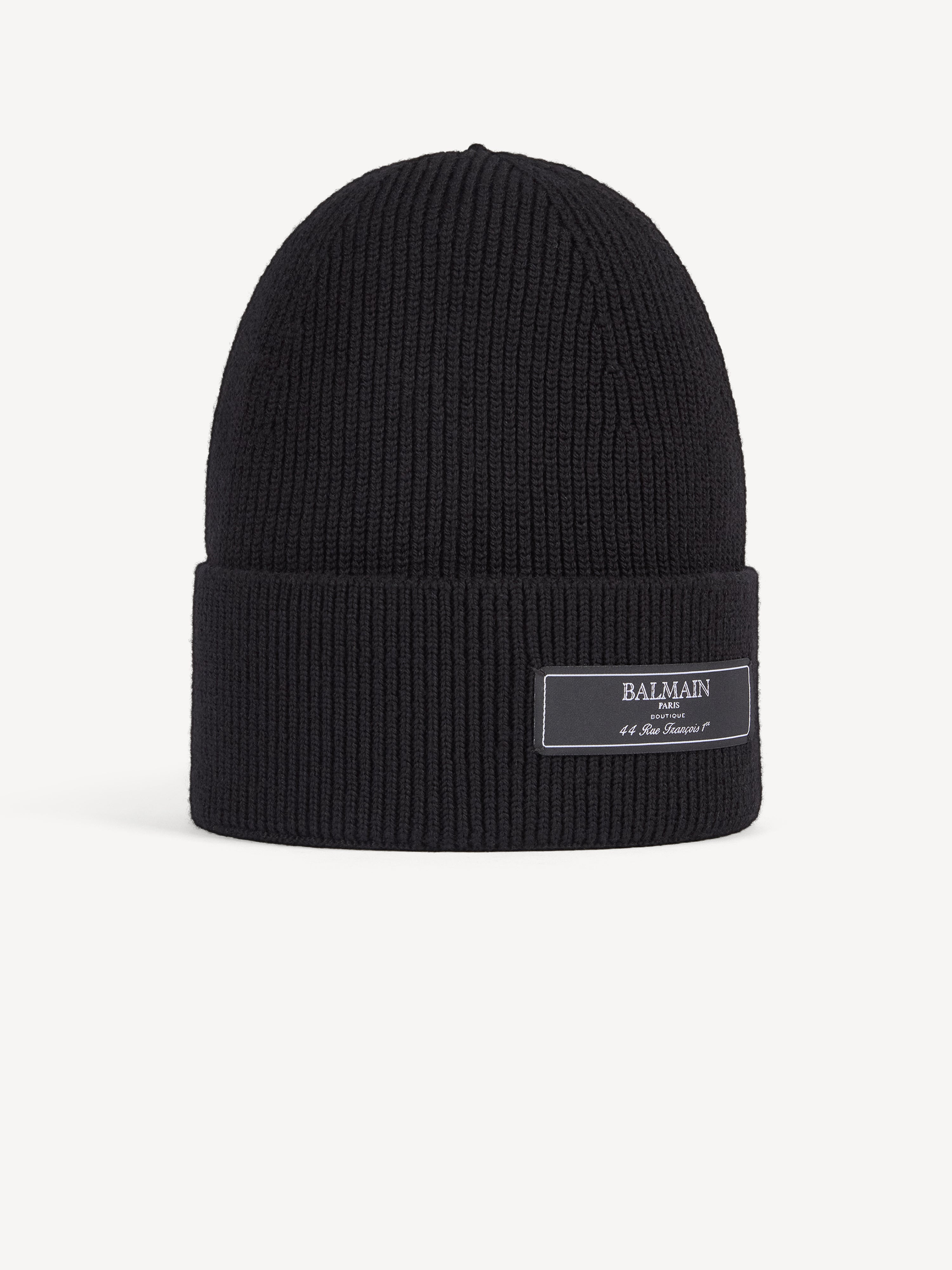 Balmain Paris ウール製ビーニー ブラック - メンズ | BALMAIN