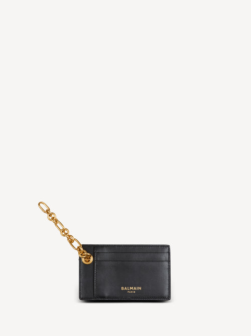 Pulse monogram jacquard card holder