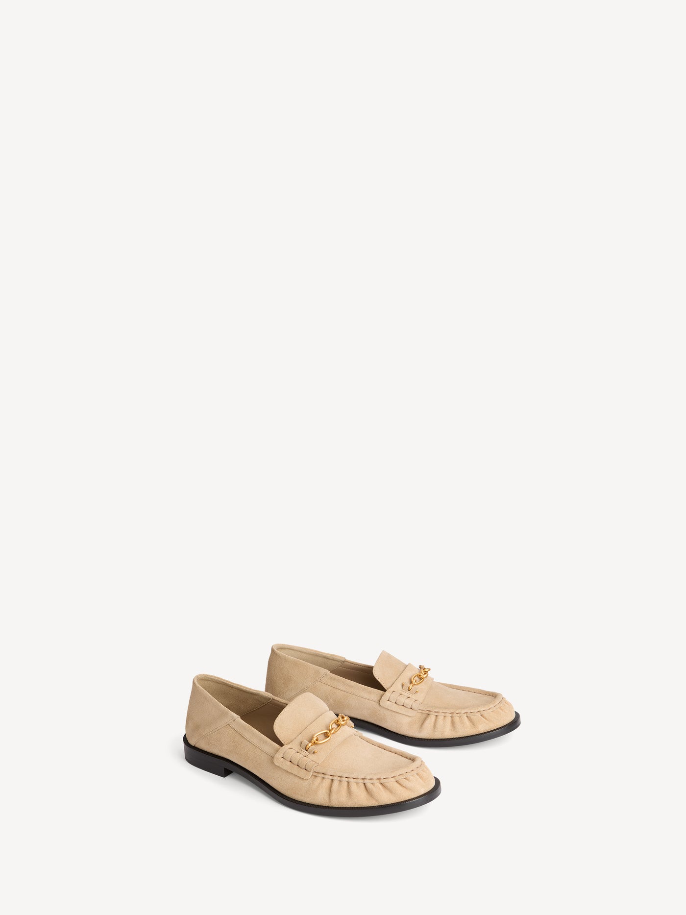 Sync suede leather loafers
