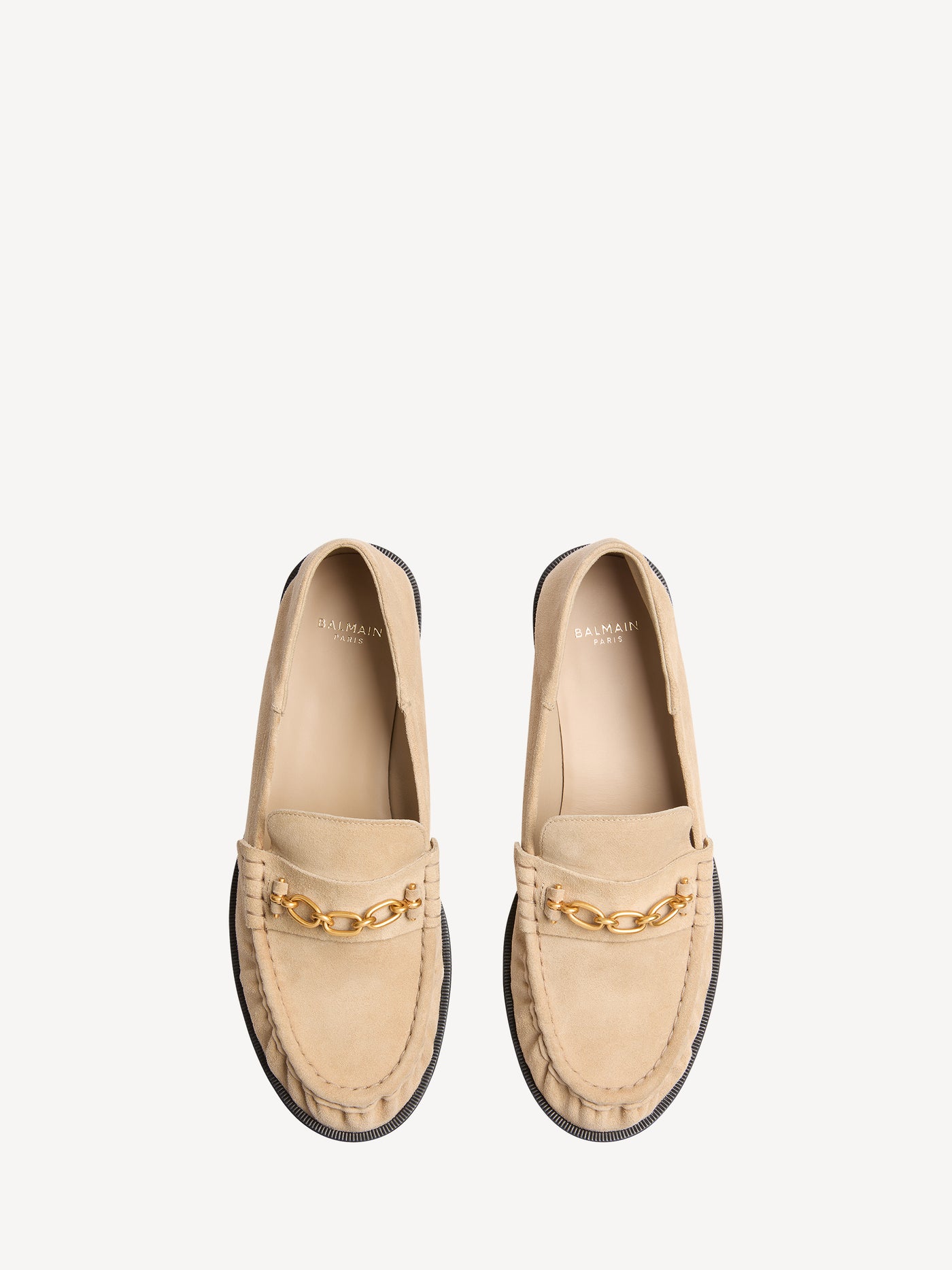 Sync suede leather loafers