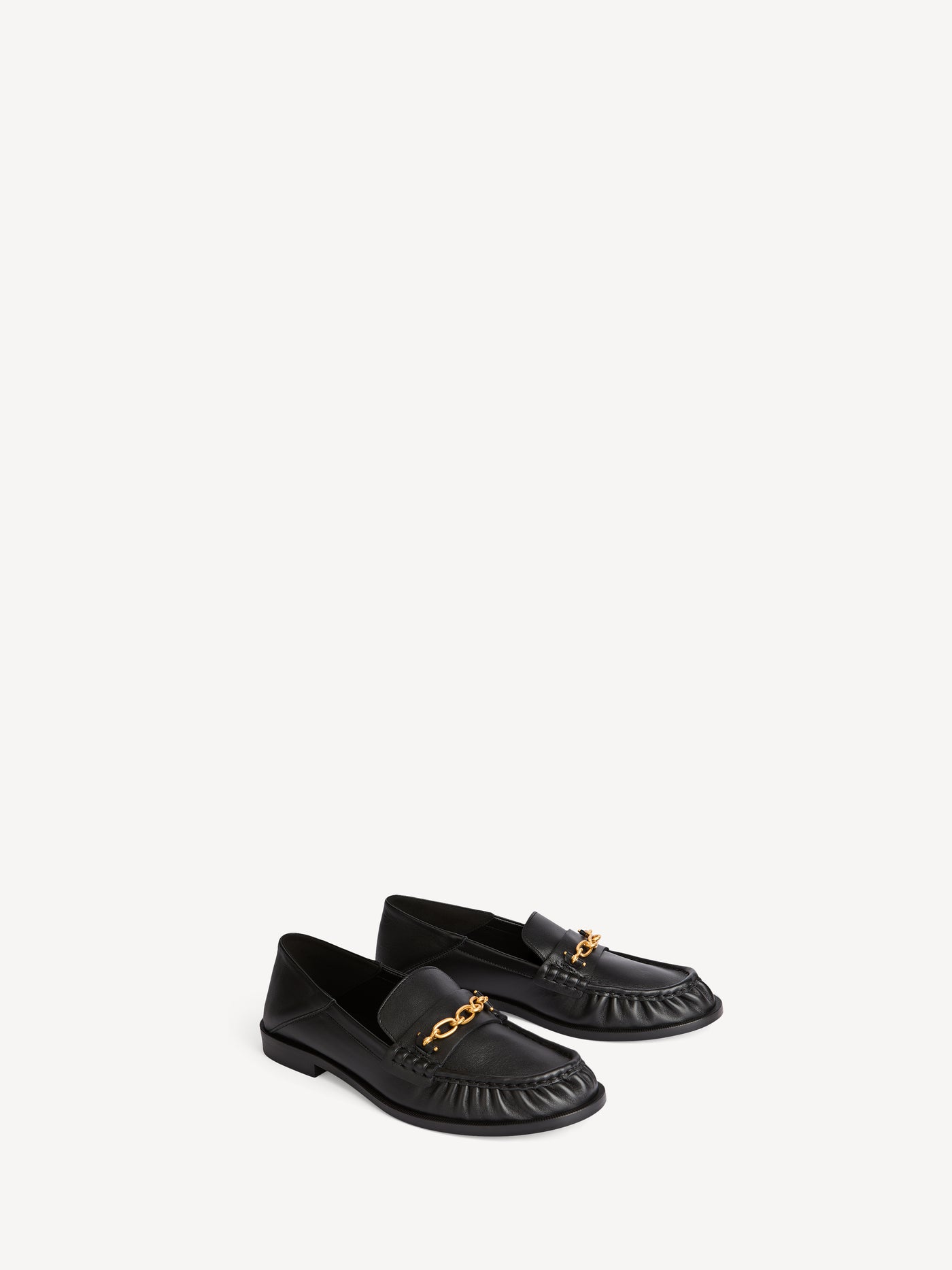 Sync smooth leather loafers