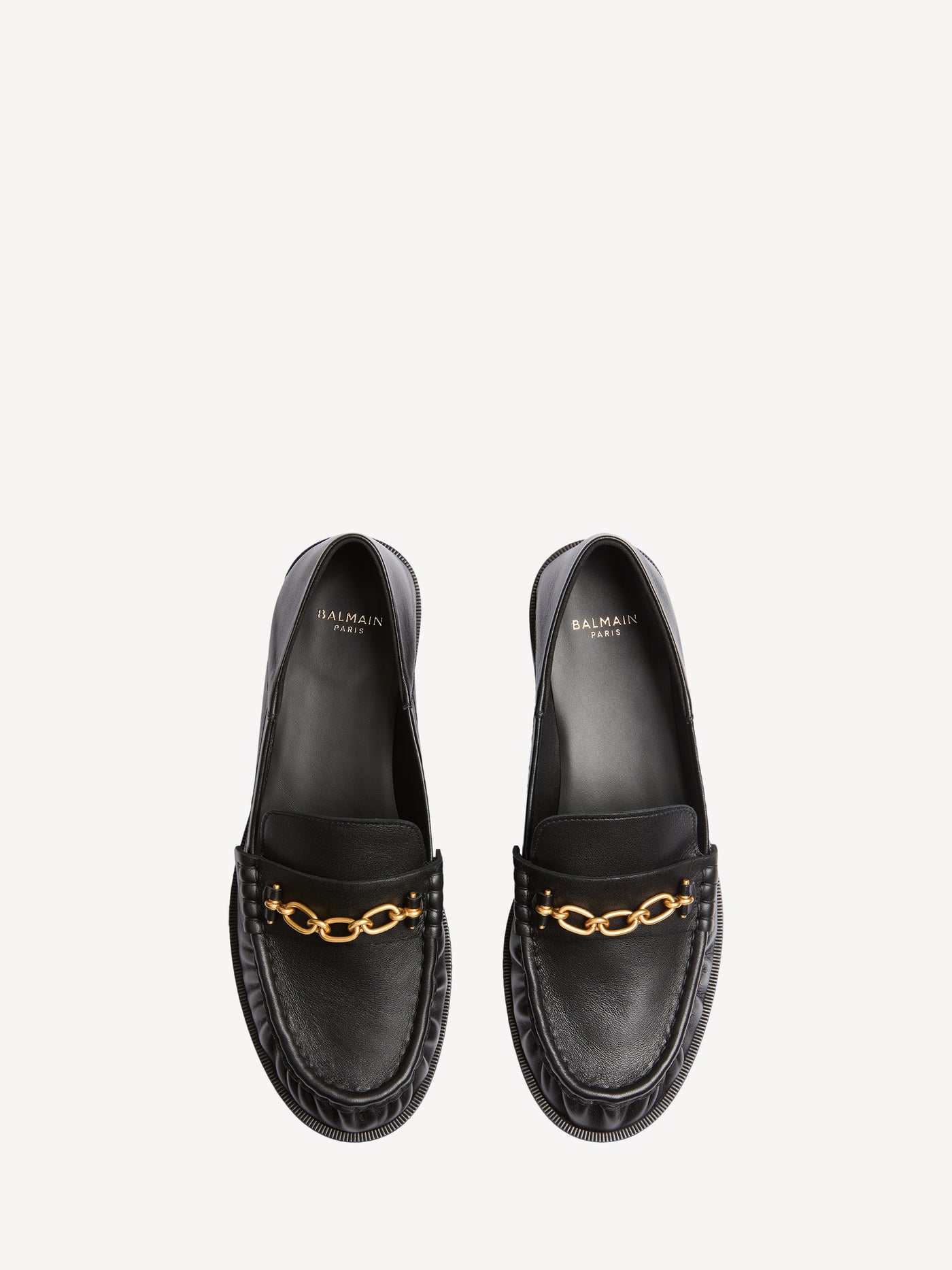 Sync smooth leather loafers