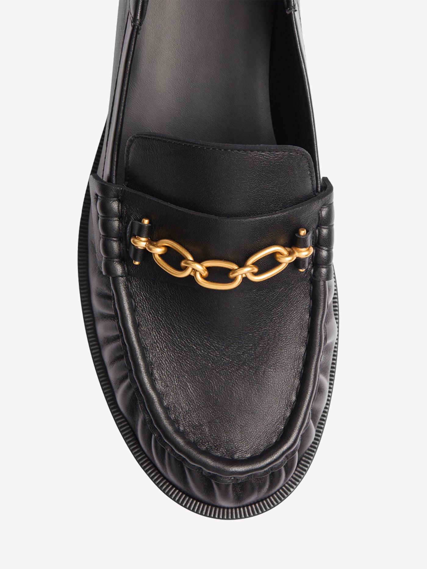 Sync smooth leather loafers