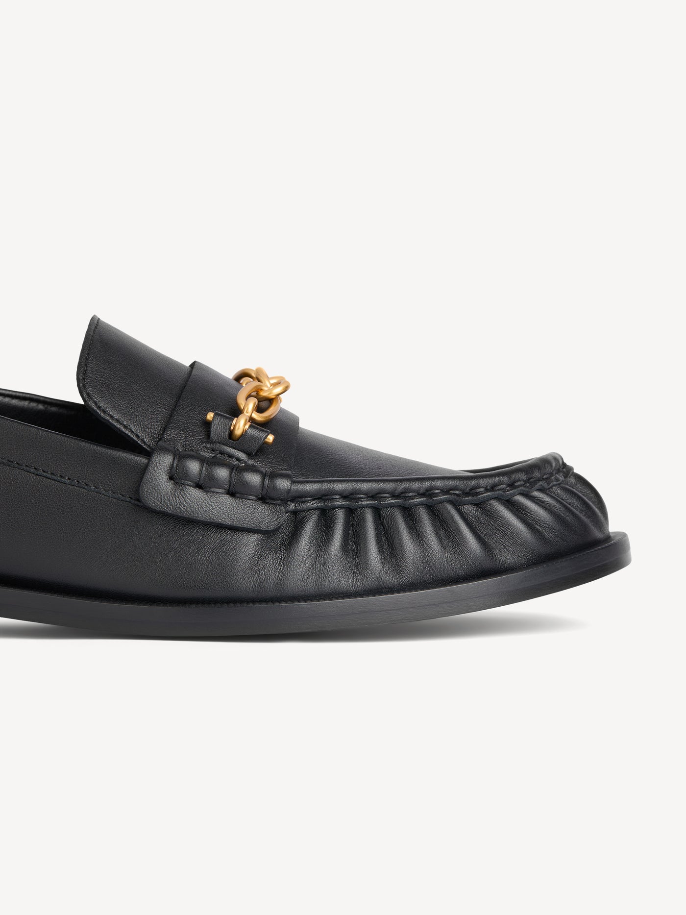 Sync smooth leather loafers