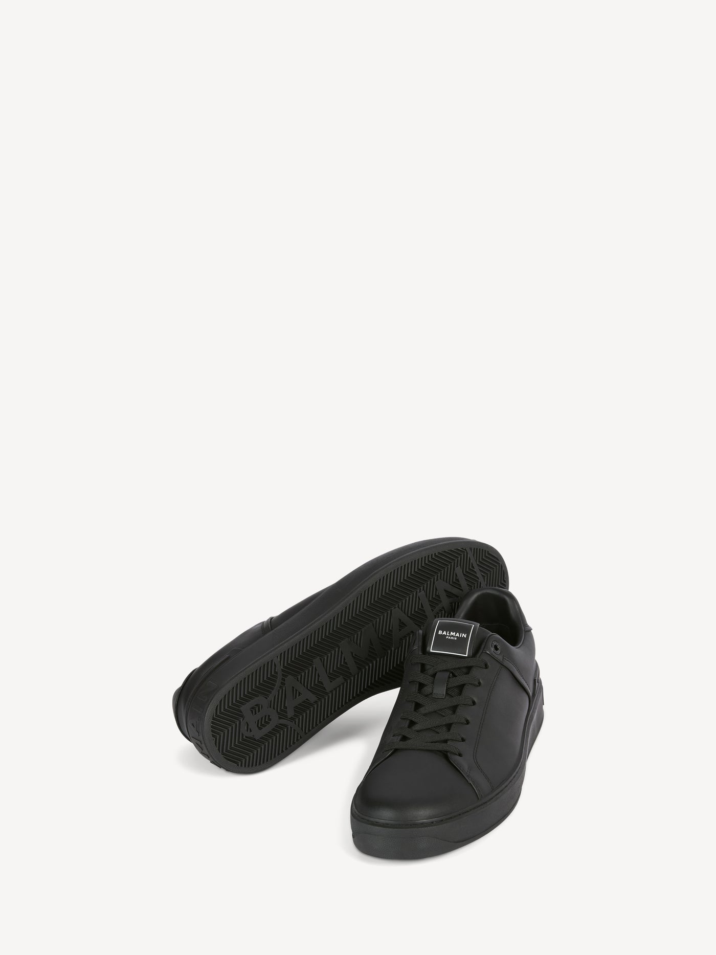 B-Court smooth leather trainers