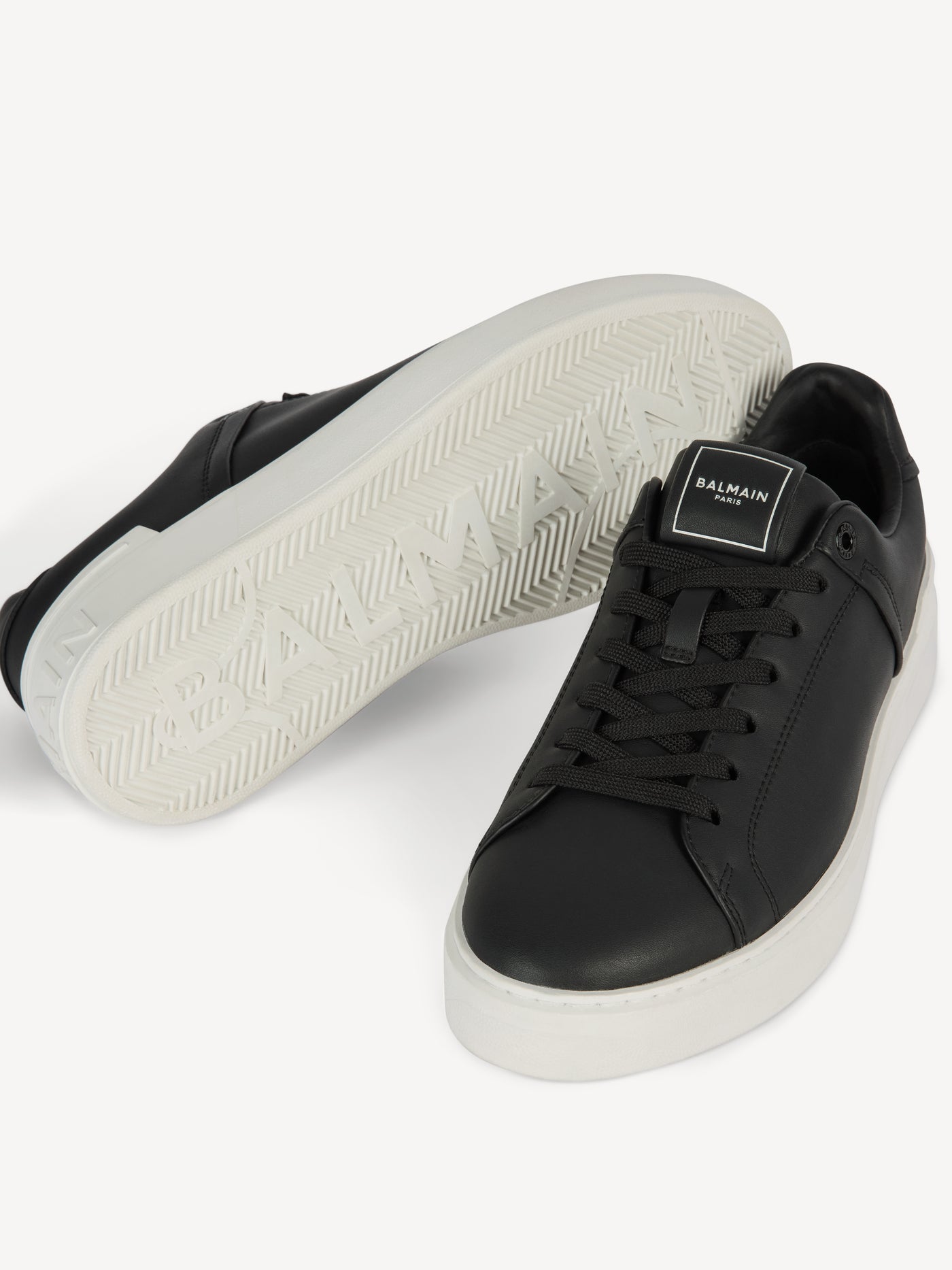 B-Court smooth leather trainers
