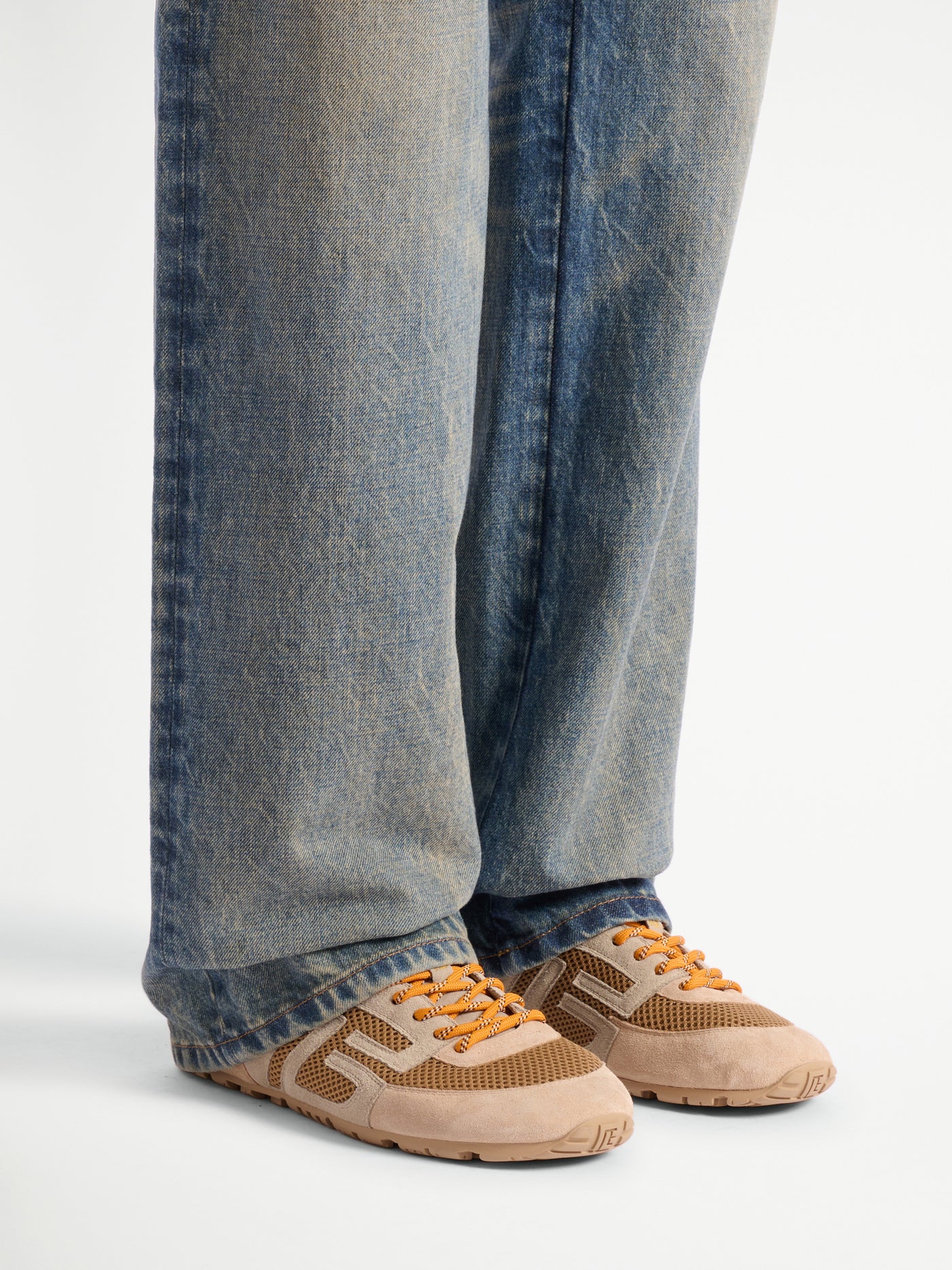 Racer 45 trainers in mesh and suede leather