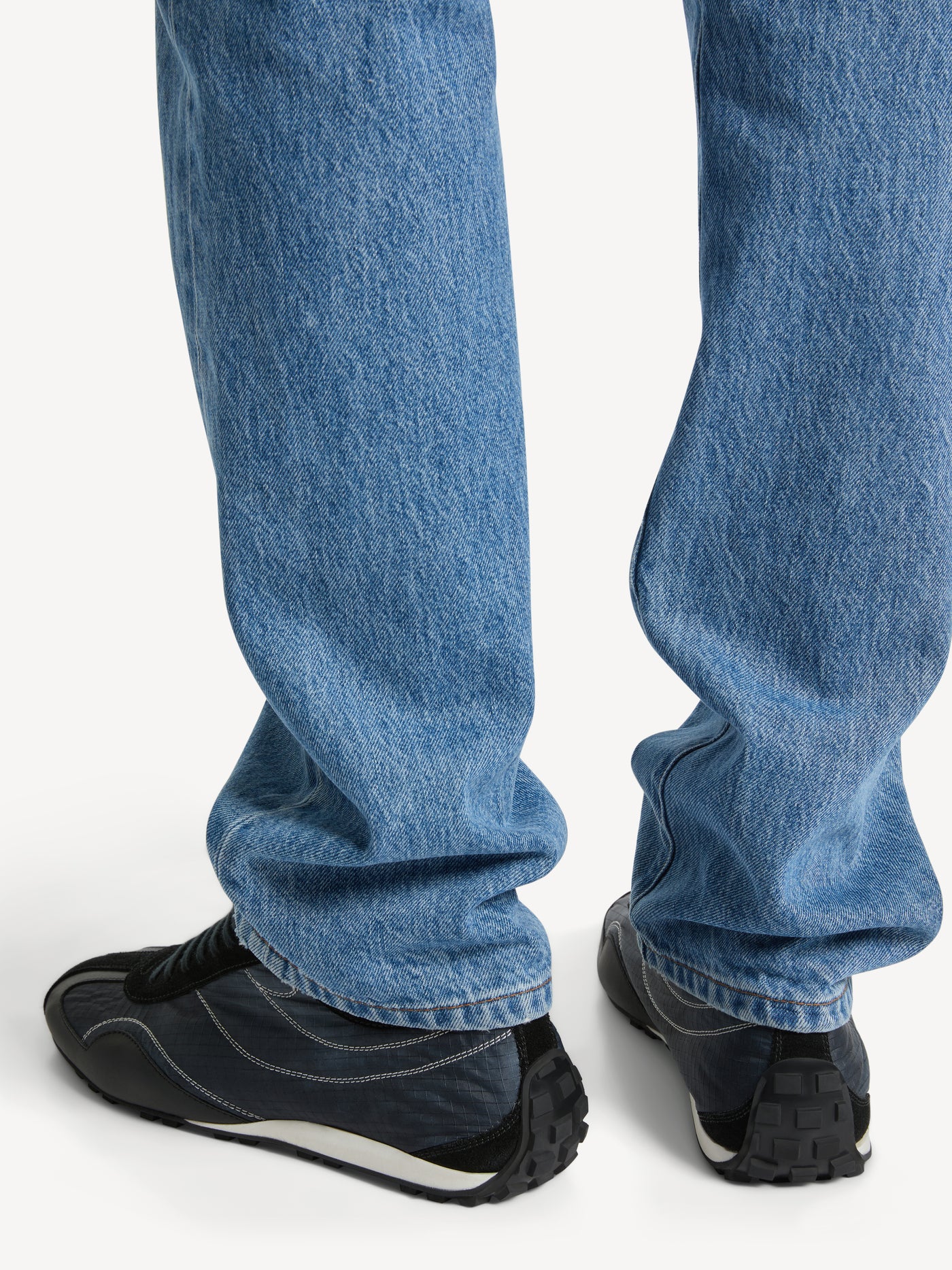 Racing Low trainers in nylon and leather