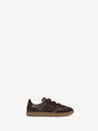 Balmain Swan trainers in smooth leather and suede