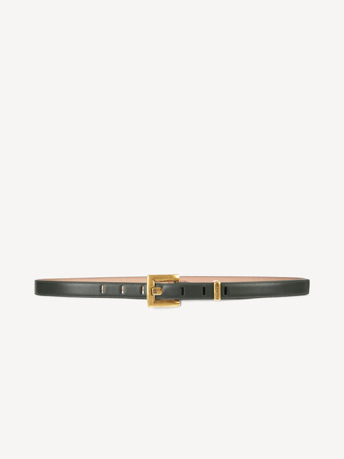 Anthem smooth leather belt