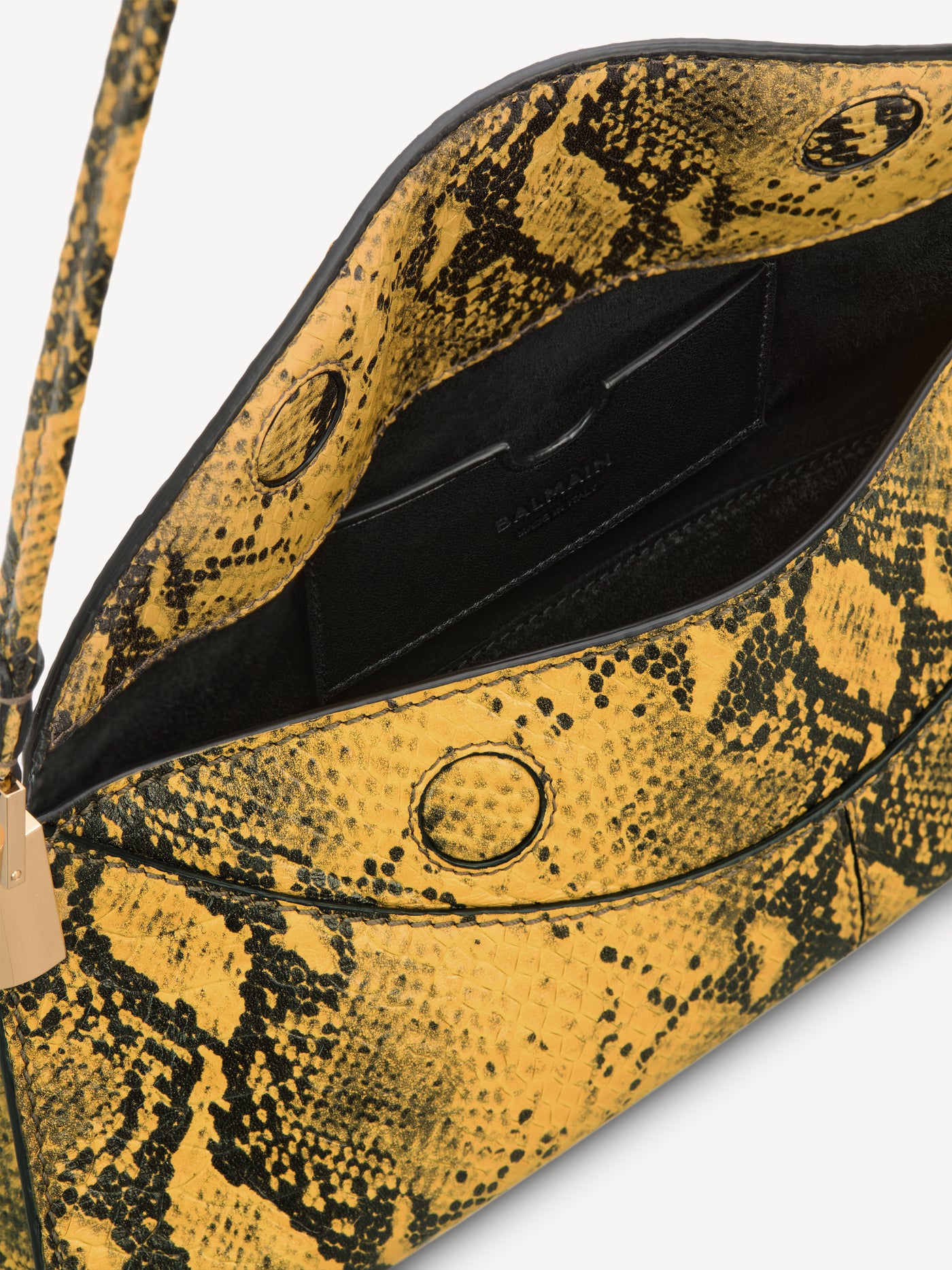 64-83 small bag in python-effect leather