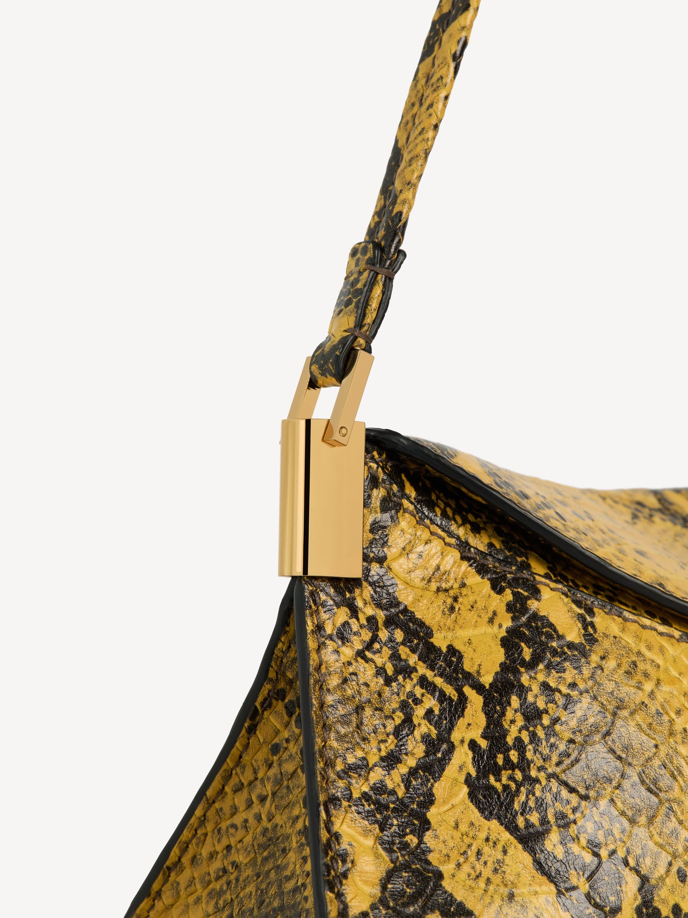 64-83 small bag in python-effect leather