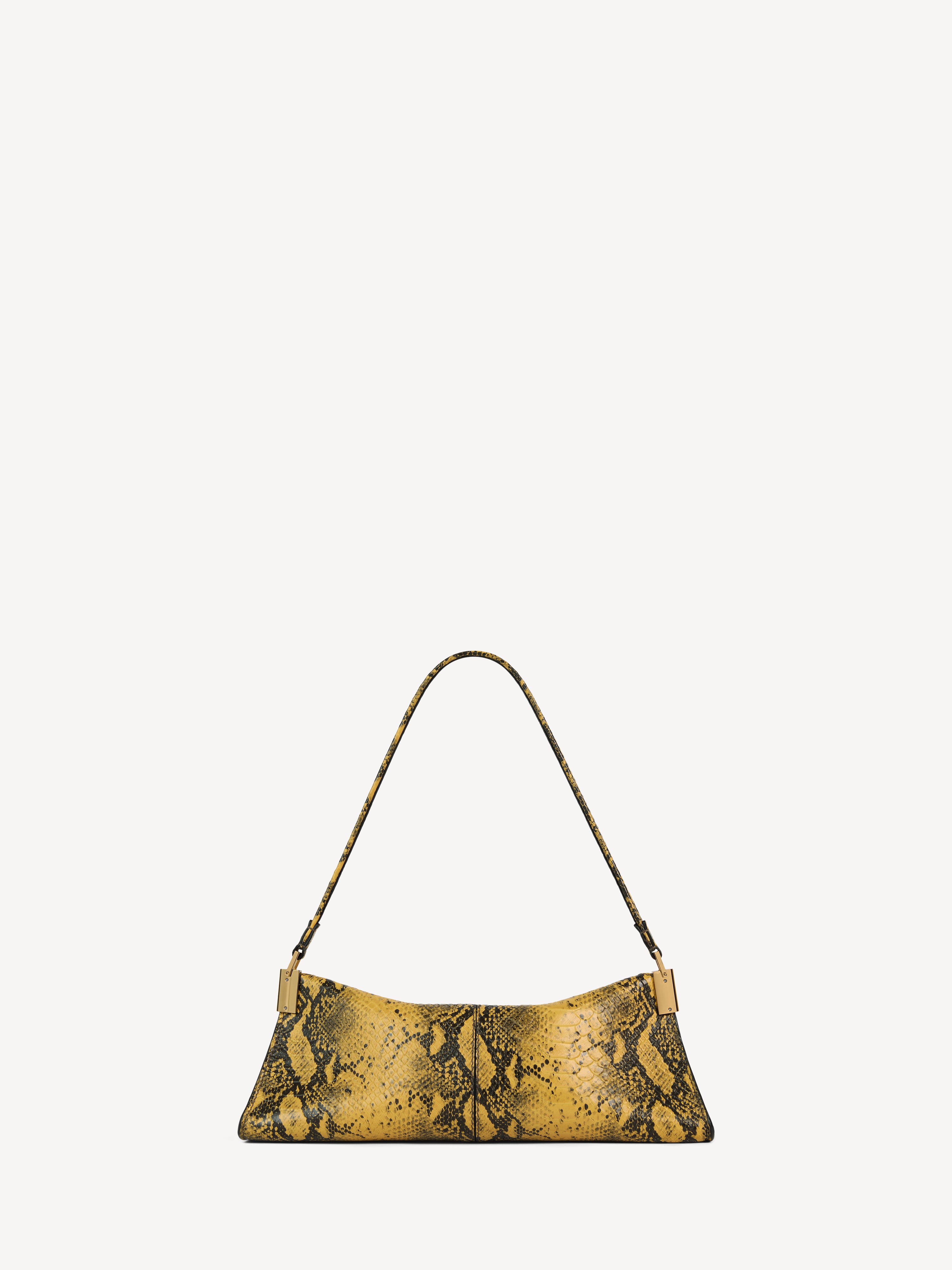 64-83 スモール パイソン調レザー バッグ 黄色 - レディース | BALMAIN