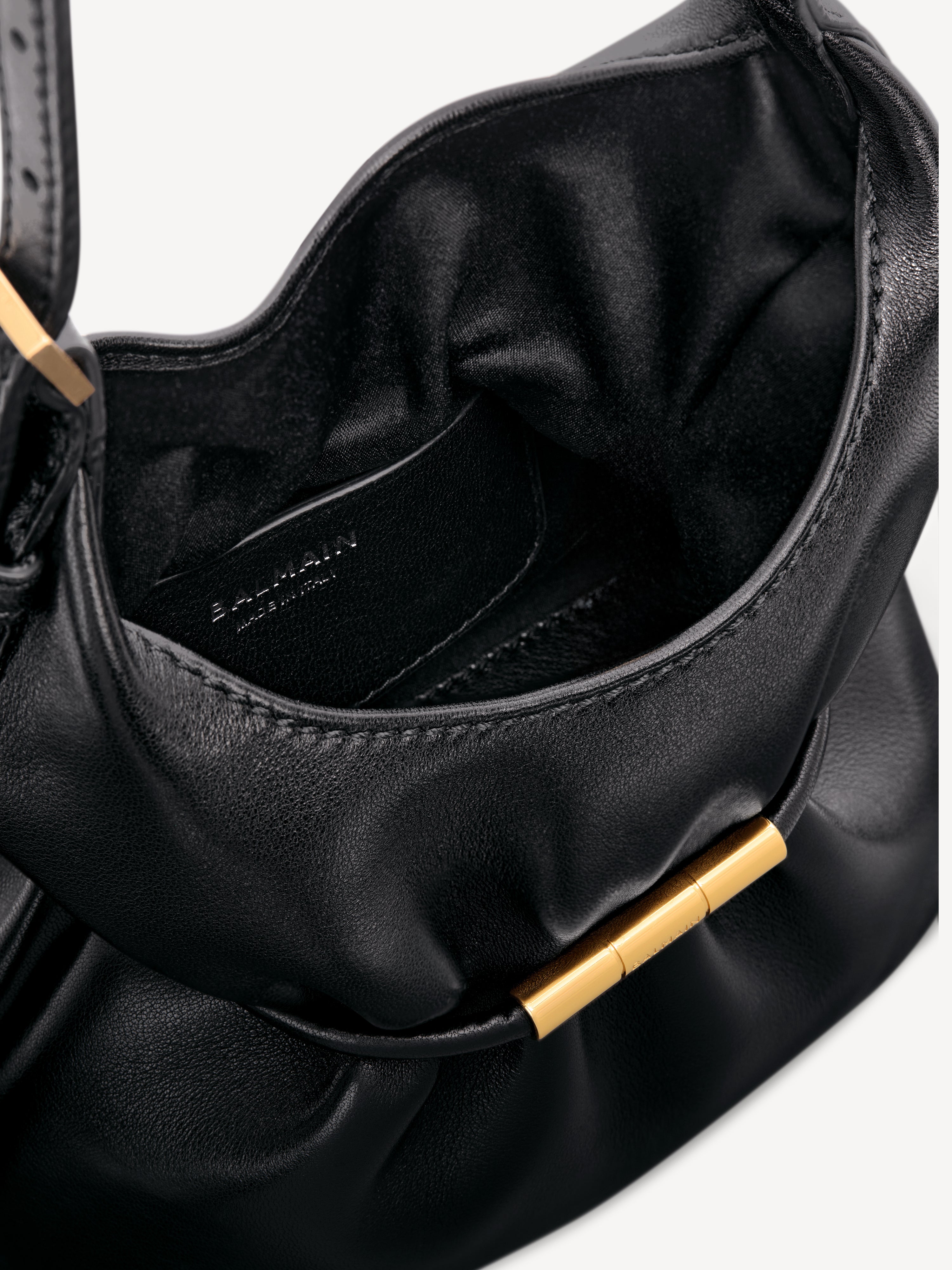 SPHYNX mini bag in smooth leather Black - Women I Balmain